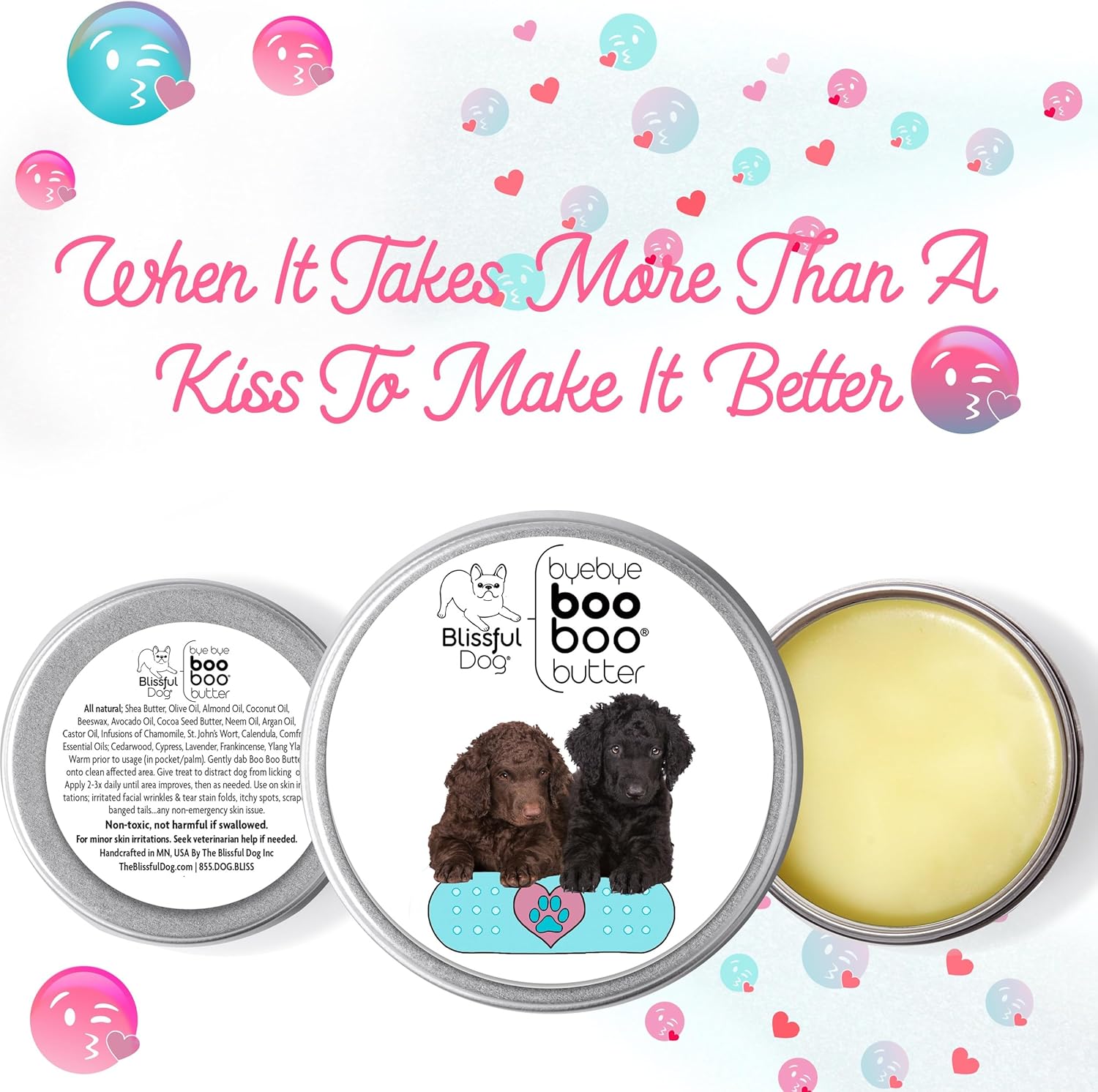 The Blissful Dog Curly-Coat Retriever Boo Boo Butter, 8-Ounce - Pet Explorer