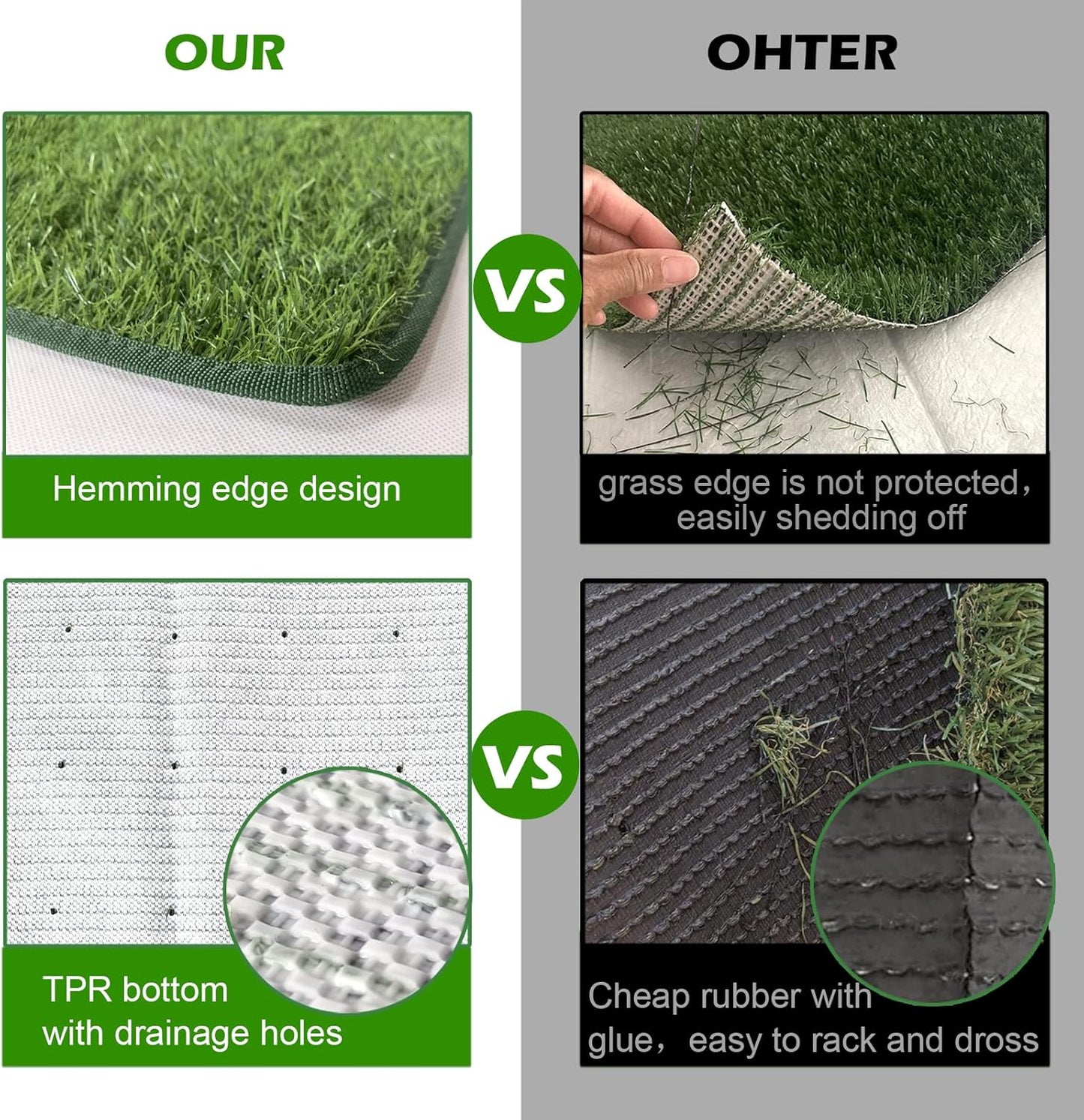 Artificial Grass Turf Pad for Dog Potty Training 22 x34 in (Replacement Grass) - Pet Explorer