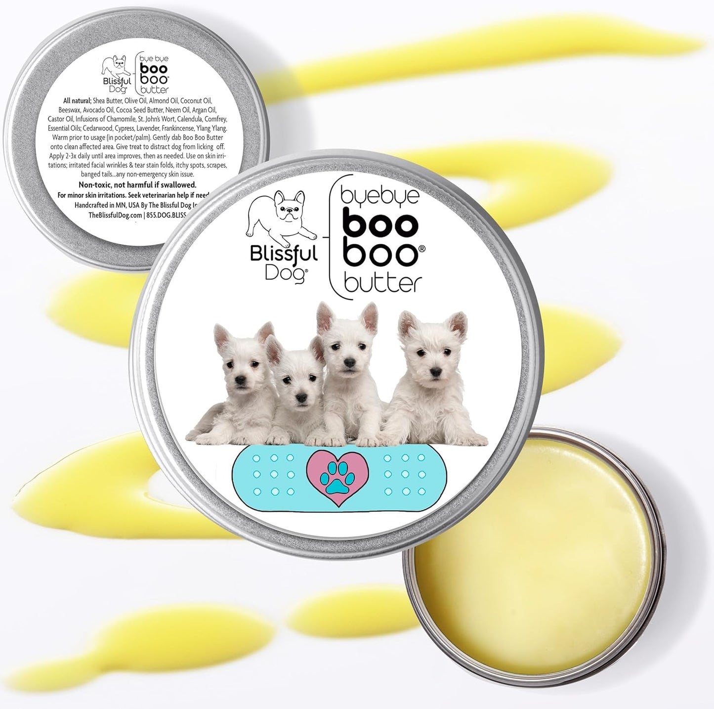 The Blissful Dog West Highland Terrier Boo Butter, 4 oz - Pet Explorer
