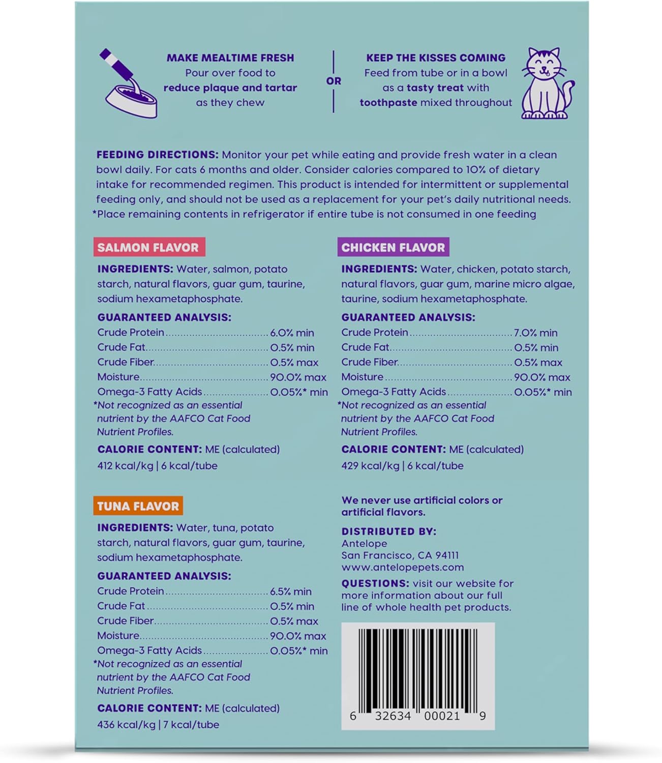 Ark Naturals, Kiss Me-Ow Lickable Variety Pack, 21 x 0.5 oz Assorted Tubes - Pet Explorer