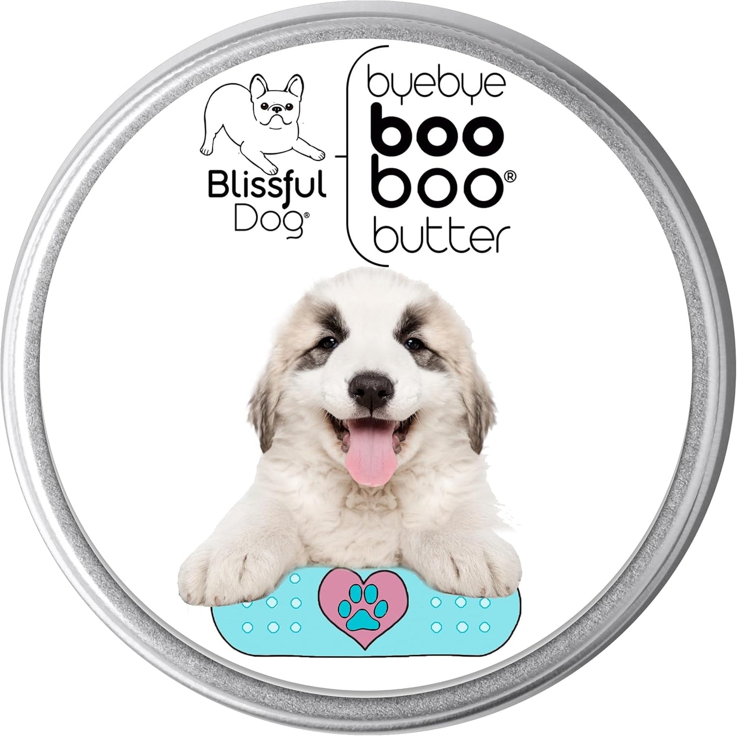 The Blissful Dog 4 oz TIN Great Pyrenees Booboo Butter - Pet Explorer