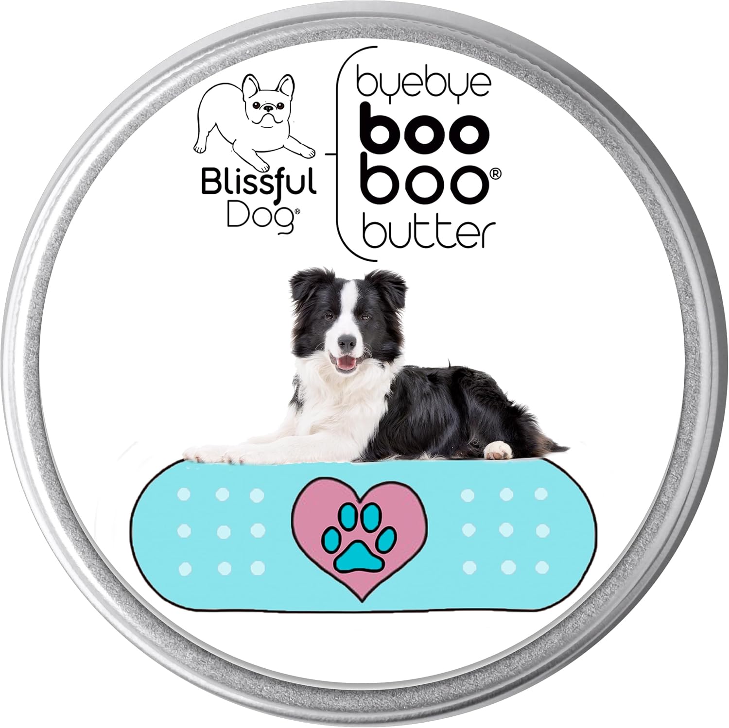 The Blissful Dog 1 oz TIN Border Collie Booboo Butter - Pet Explorer