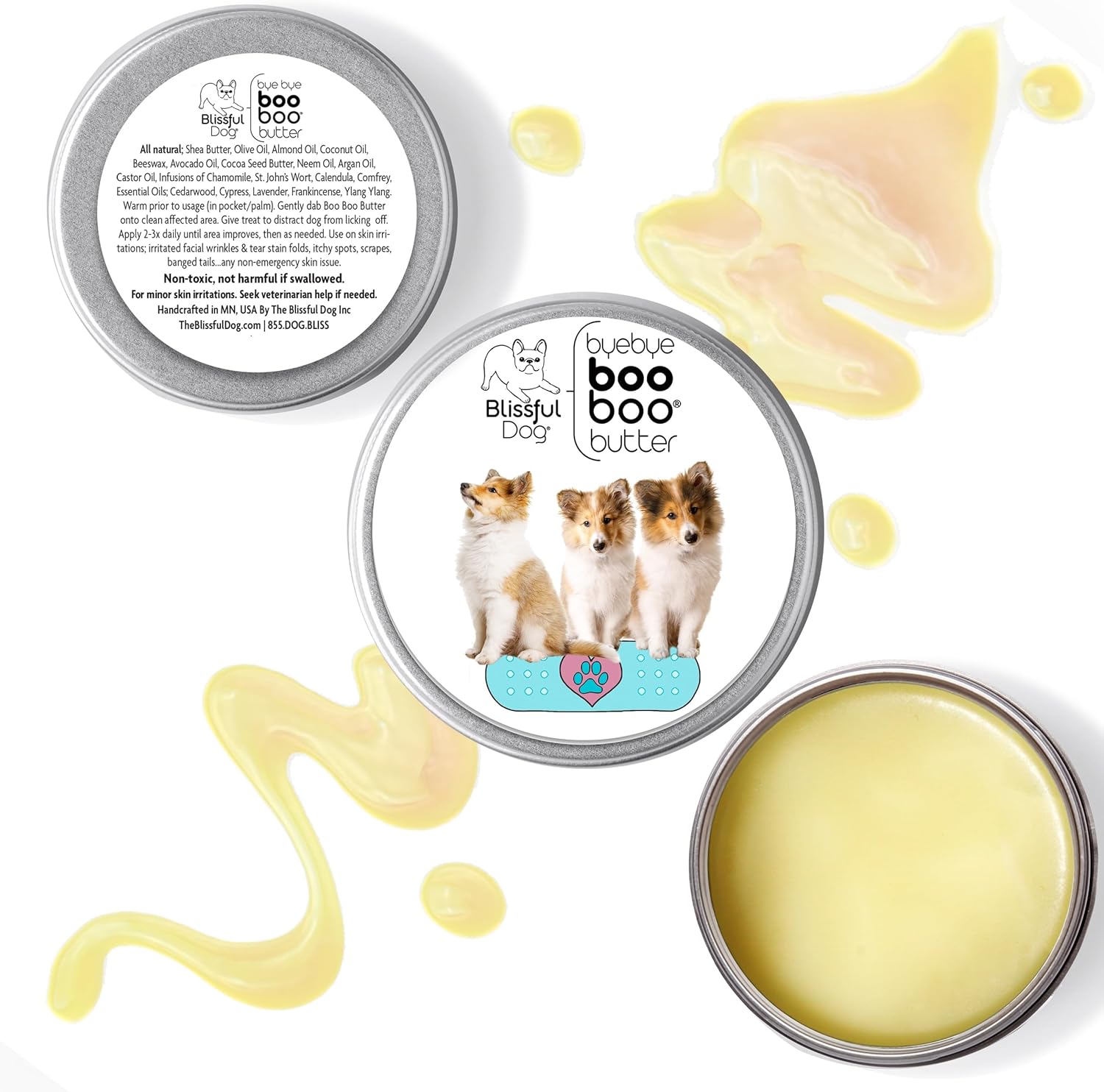 Shetland Sheepdog Boo Boo Butter, 16 oz - Pet Explorer