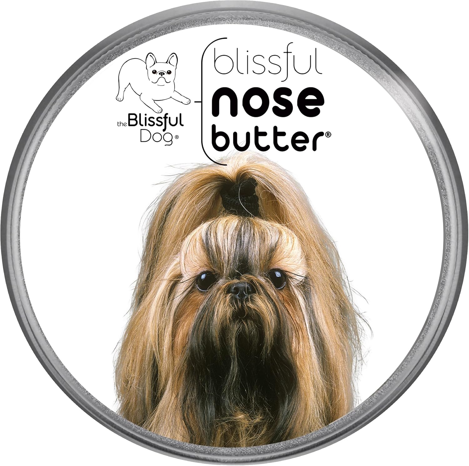 The Blissful Dog Shih Tzu Nose Butter for Dry, Cracked Skin, Lick-Safe Dog Nose Balm with Moisturizing Shea Butter, Almond, Olive, and Essential Oils, Pet Supplies, Uncented, 4 oz. - Pet Explorer