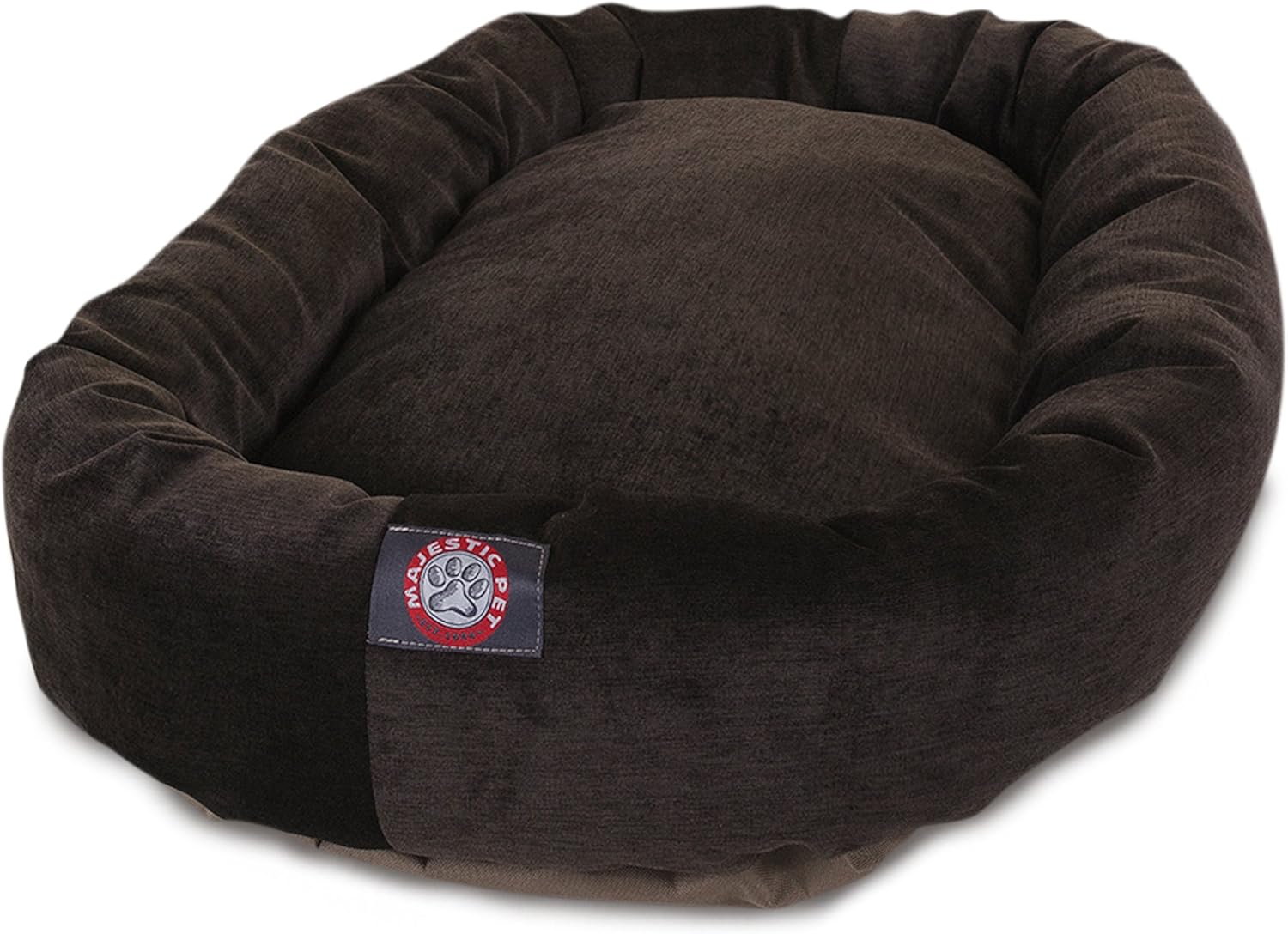 Majestic Pet Villa 40 Inch Shredded Memory Foam Dog Bed for Large Sized Dogs 40x29x9 Inch–Orthopedic Dog Bed with Removable Washable Cover-Washable Large Pet Bed with Head Support-Storm - Pet Explorer