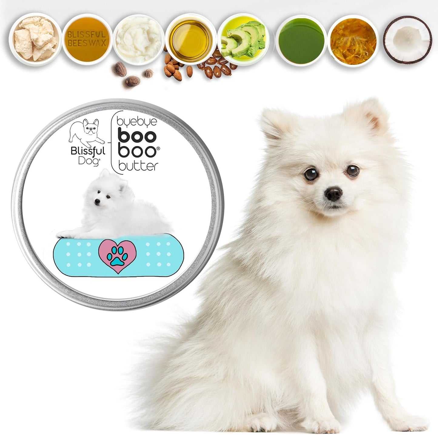 The Blissful Dog American Eskimo Boo Boo Butter, 16oz - Pet Explorer