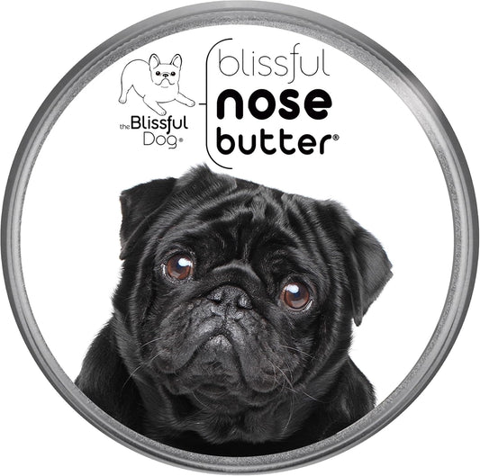 The Blissful Dog Black Pug Unscented Nose Butter, 4-Ounce - Pet Explorer