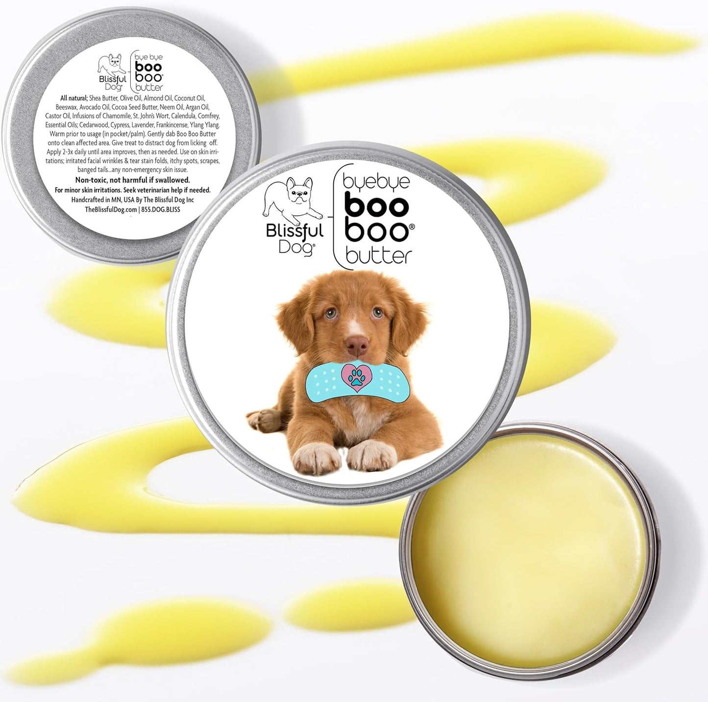 The Blissful Dog Nova Scotia Duck Tolling Retriever Boo Boo Butter, 1-Ounce - Pet Explorer