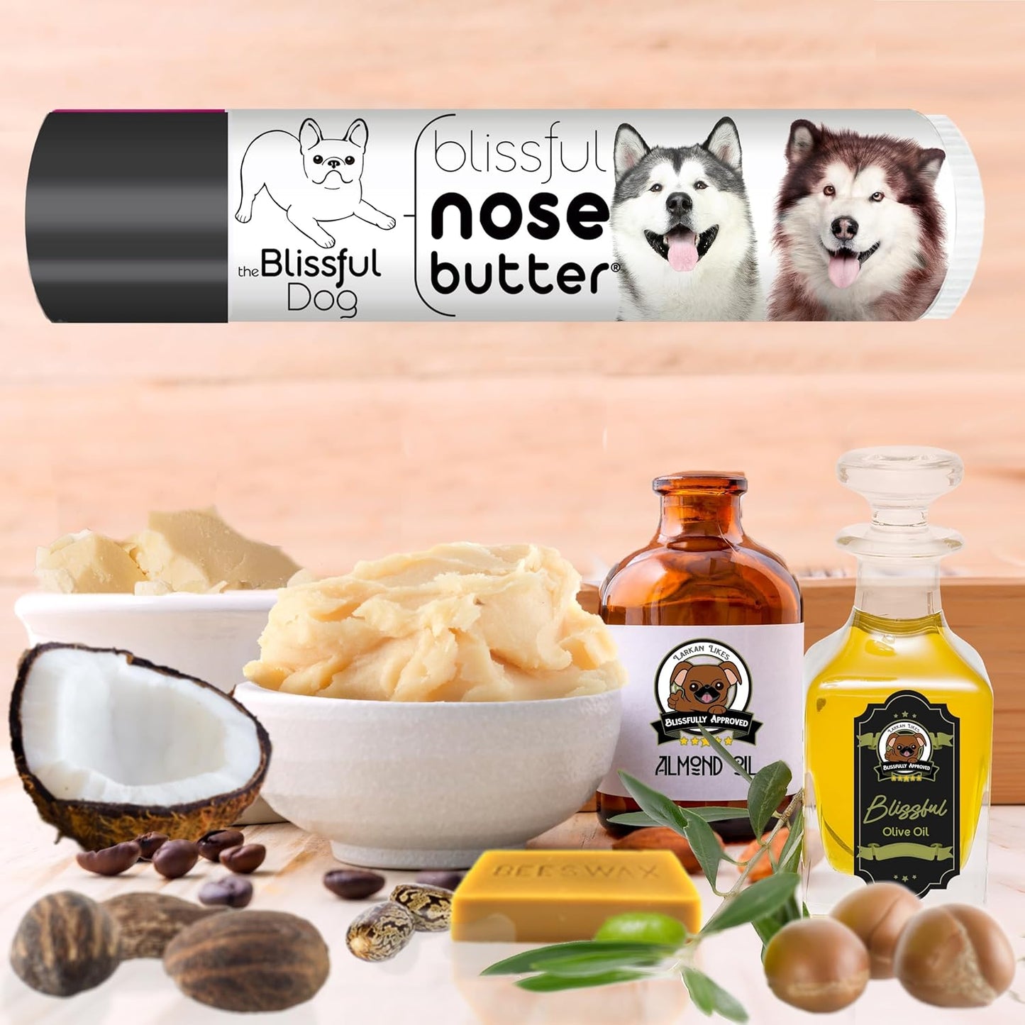 The Blissful Dog Malamute Unscented Nose Butter - Dog Nose Butter, 0.50 Ounce - Pet Explorer