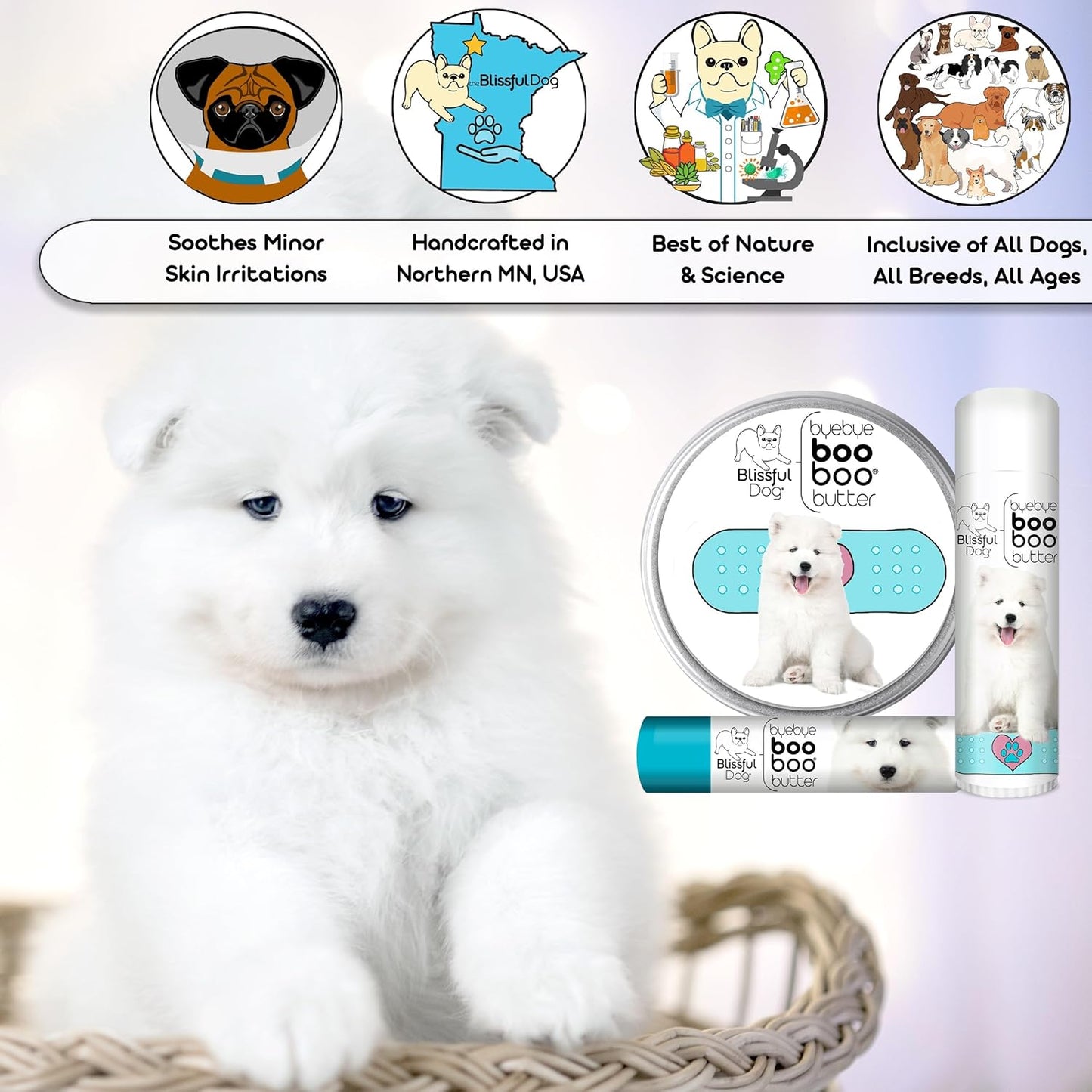 The Blissful Dog Samoyed Boo Butter, 4 oz - Pet Explorer