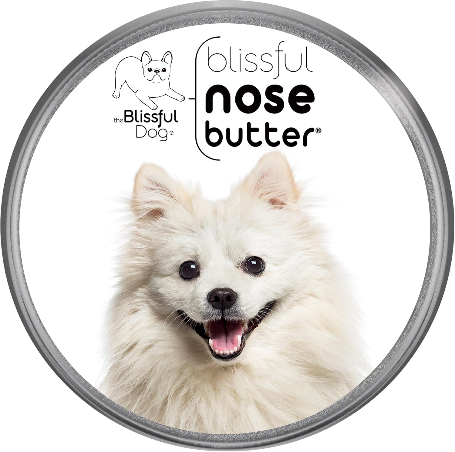 The Blissful Dog American Eskimo Nose Butter for Dry, Cracked Skin, Lick-Safe Dog Nose Balm with Moisturizing Shea Butter, Almond, Olive, and Essential Oils, Pet Supplies, Uncented, 1 oz. - Pet Explorer