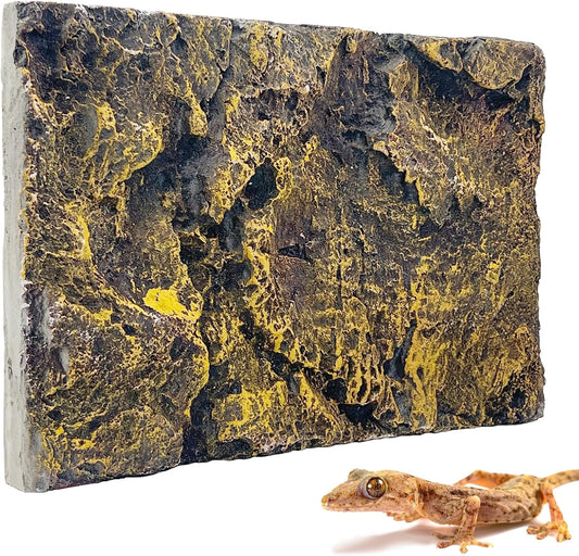 Hamiledyi Rock Terrarium Background Reptile Tank Backgrounds Snake Habitat Decoration Leopard Gecko 3D Wall Backdrop Aquarium DéCor Backgrounds for Lizards Bearded Dragons Tortoises Tree Frogs - Pet Explorer