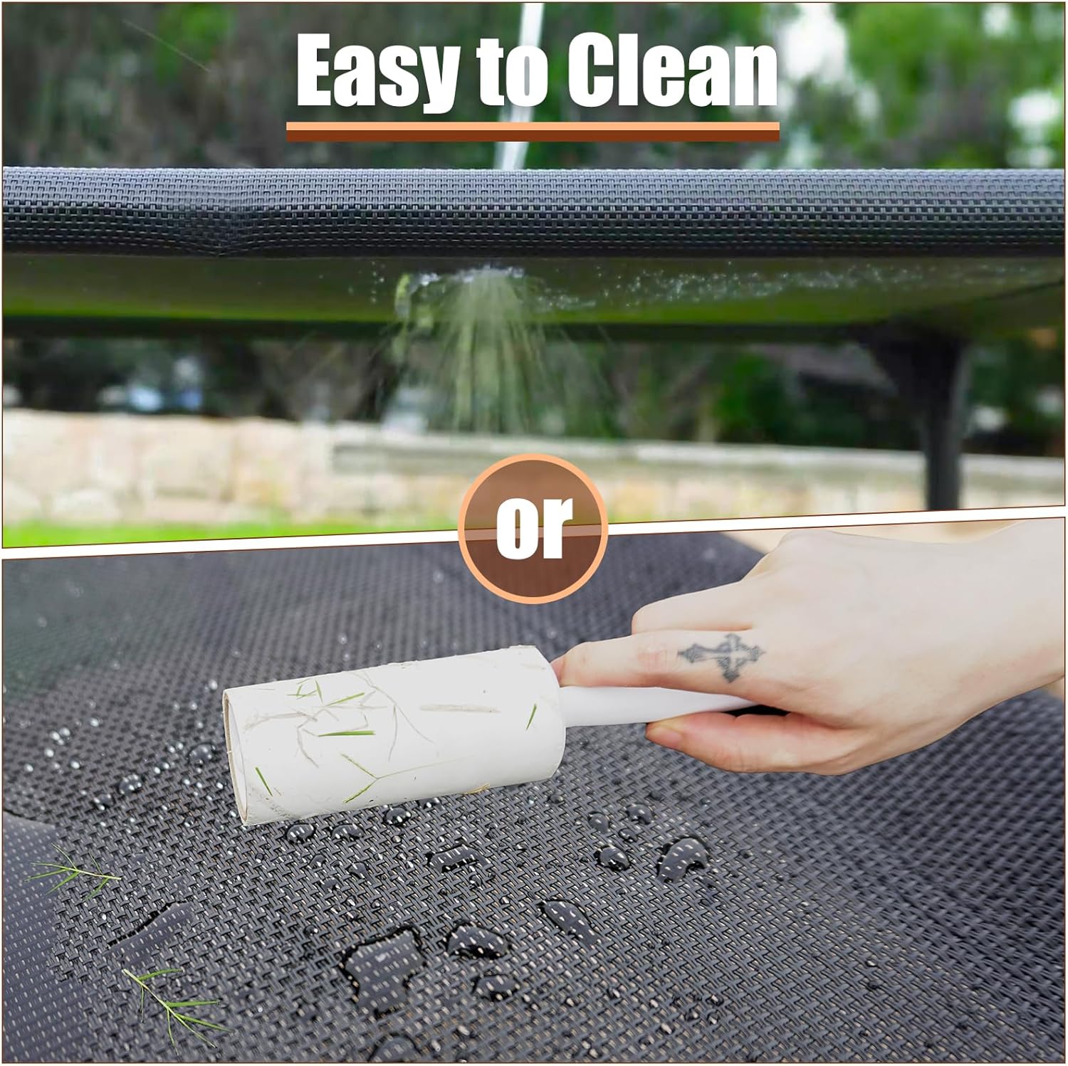 Elevated Dog Bed for Large Dogs - Heavy Duty, Recyclable Mesh, Fits Up to 150 LBs - Indoor & Outdoor, Green - Pet Explorer