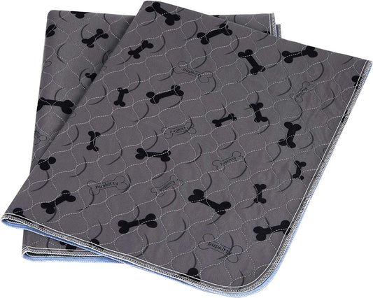 Washable Dog Pee Pads with Free Grooming Gloves,Non Slip Dog Mats with Great Urine Absorption,Reusable Puppy Pee Pads for Whelping,Potty,Training,Playpen - Pet Explorer