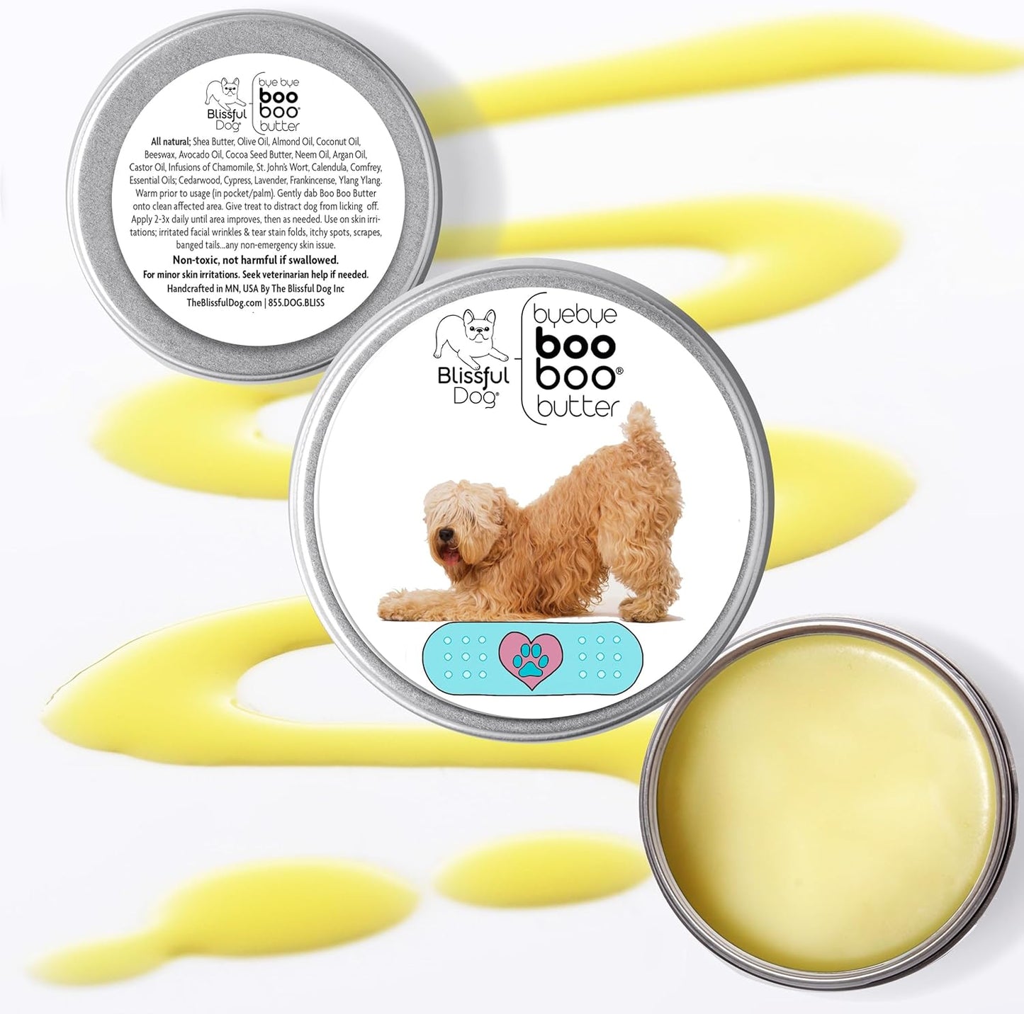 The Blissful Dog Soft Coated Wheaten Terrier Boo Boo Butter, 16 Ounce - Pet Explorer