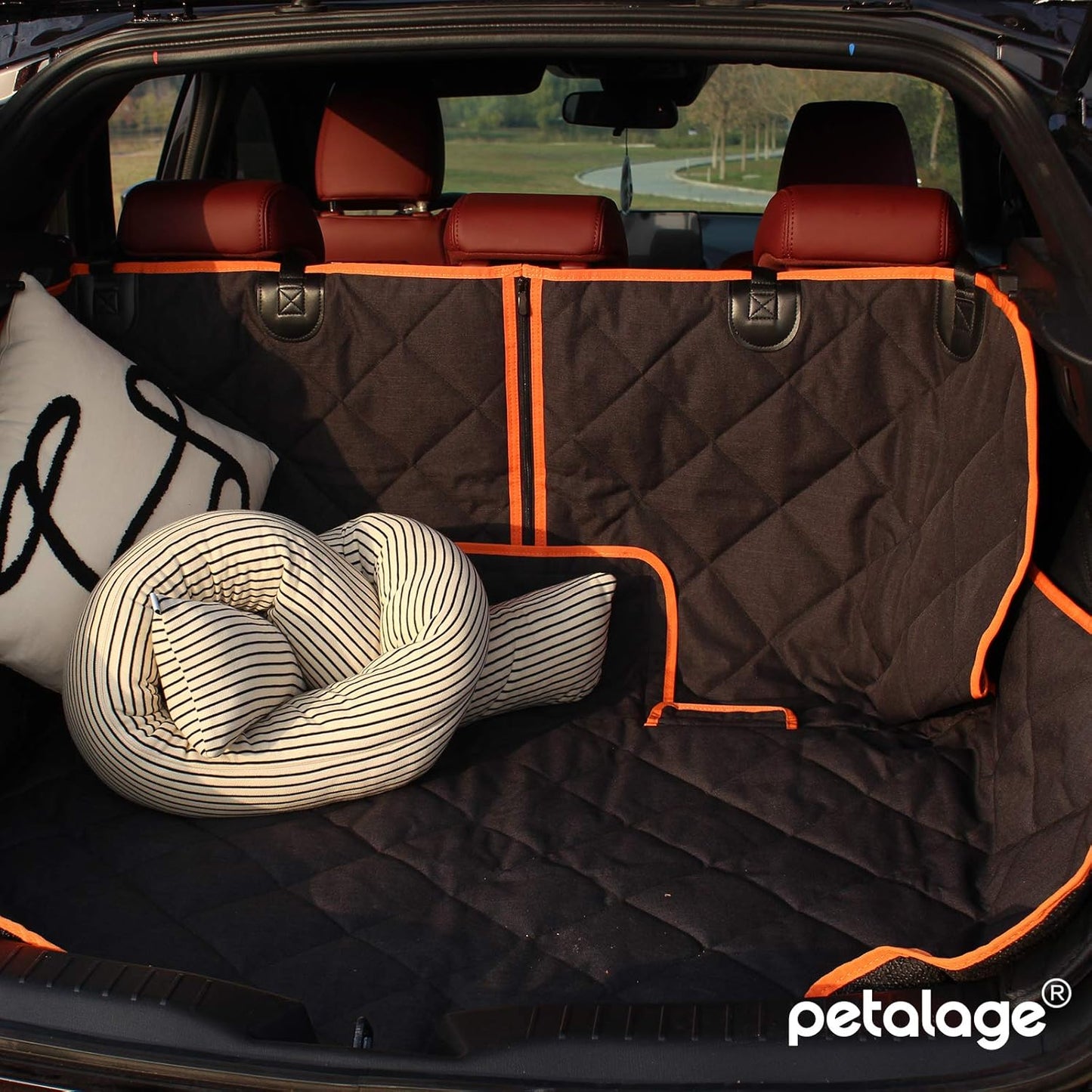 Car Seat Protector, 600D Heavy Duty Car Seat Cover for Dogs, Waterproof Dog Car Seat Cover for Back Seat, Scratch Proof Nonslip Seat Cover for Dogs in Car - Pet Explorer