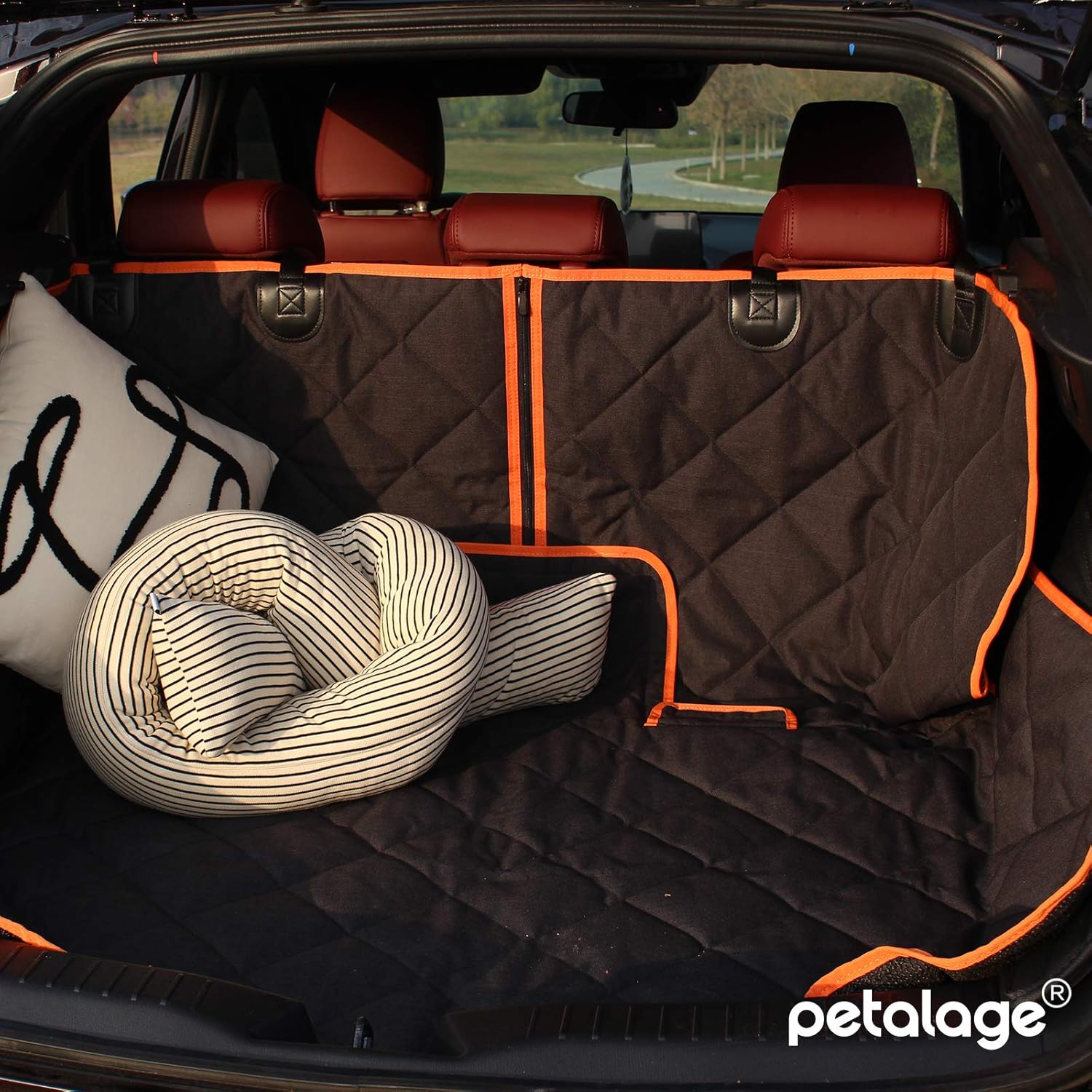 Car Seat Protector, 600D Heavy Duty Car Seat Cover for Dogs, Waterproof Dog Car Seat Cover for Back Seat, Scratch Proof Nonslip Seat Cover for Dogs in Car - Pet Explorer