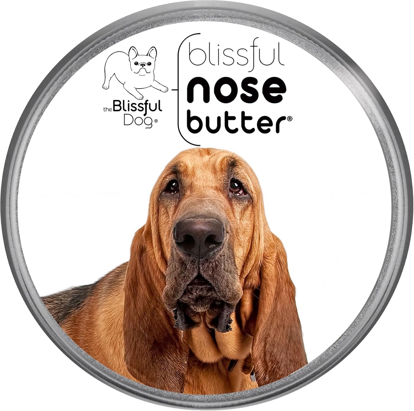 The Blissful Dog Bloodhound Nose Butter for Dry, Cracked Skin, Lick-Safe Dog Nose Balm with Moisturizing Shea Butter, Almond, Olive, and Essential Oils, Pet Supplies, Uncented, 8 oz. - Pet Explorer
