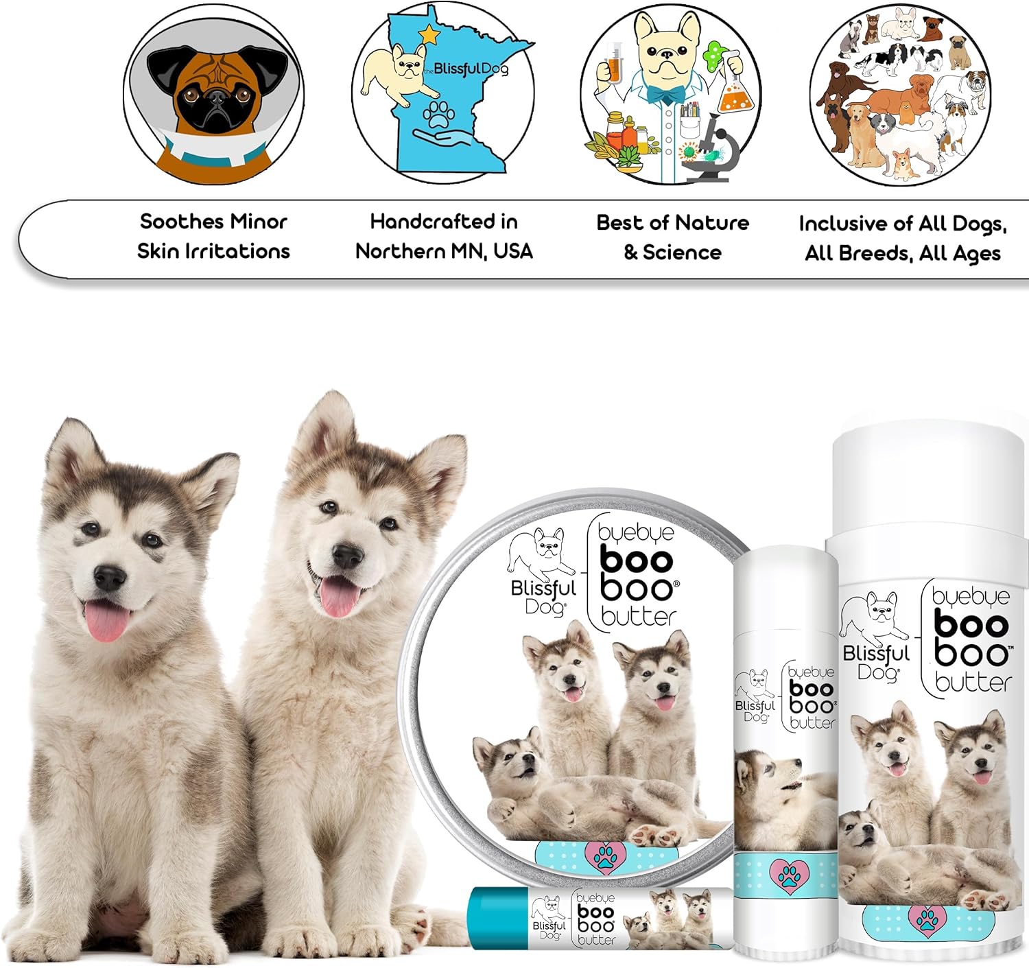 The Blissful Dog Malamute Boo Butter, 4 oz - Pet Explorer