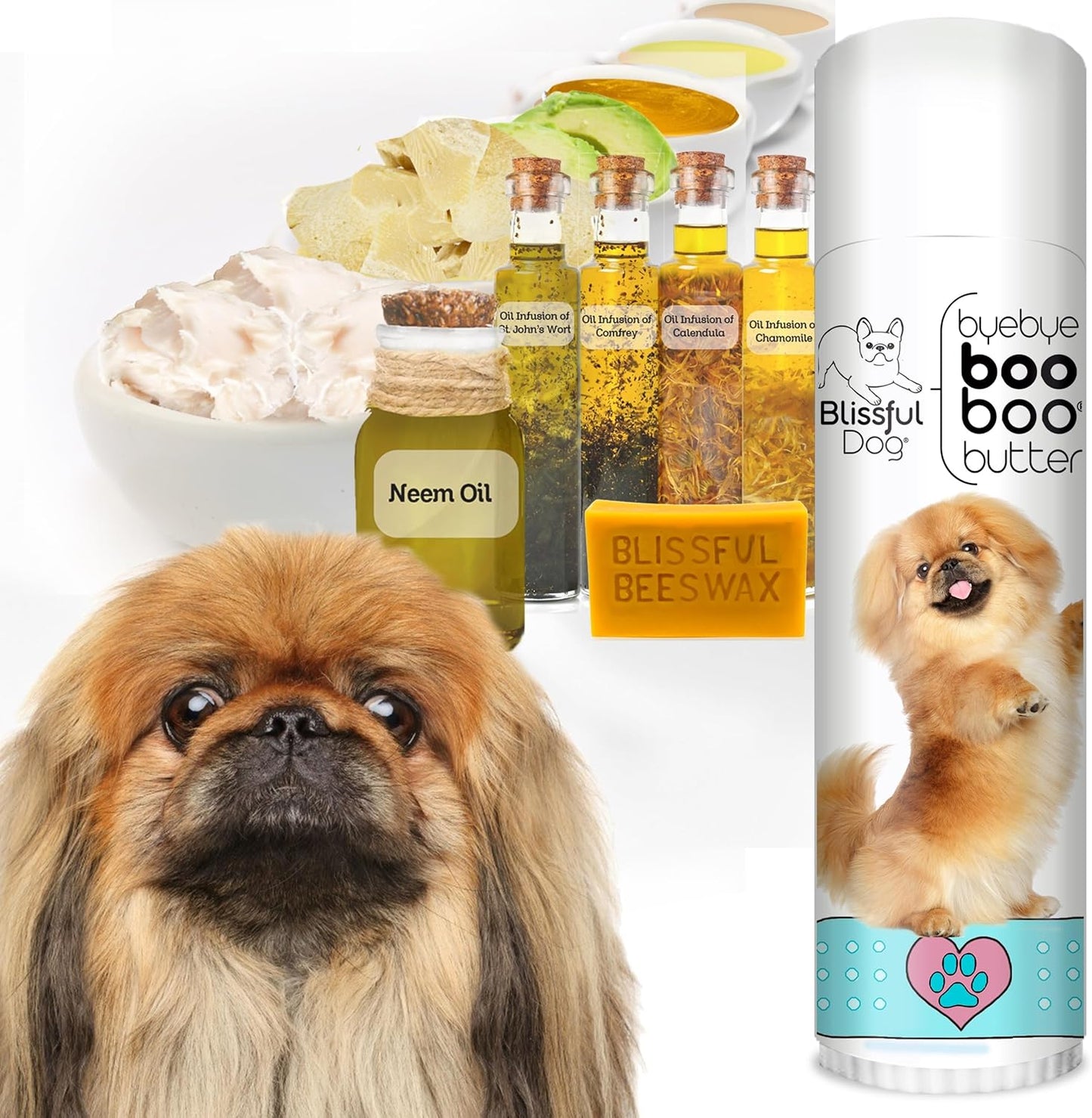 The Blissful Dog .50 oz Tube Pekingese Booboo Butter - Pet Explorer