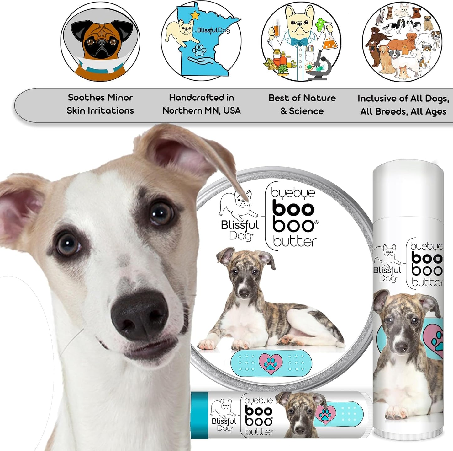 The Blissful Dog Whippet Boo Butter, 1 oz - Pet Explorer