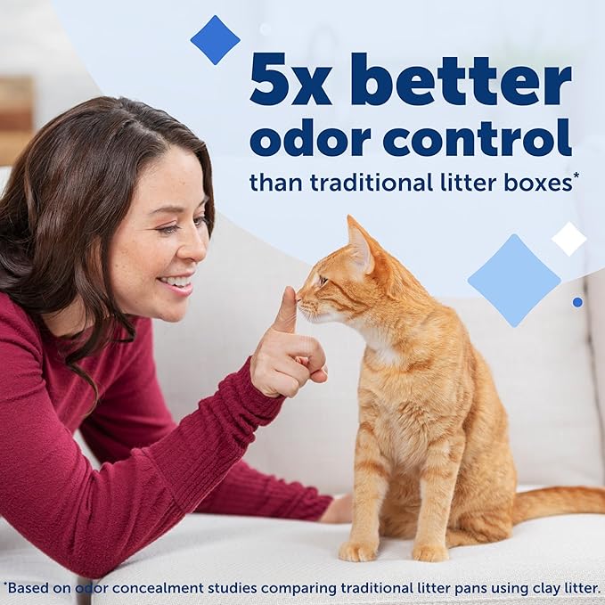 PetSafe ScoopFree Disposable Crystal Cat Litter Tray - Easy Cleaning Box - Refill Tray for Electric Litter Box - Fresh Scent - 4.3 lb Bag
