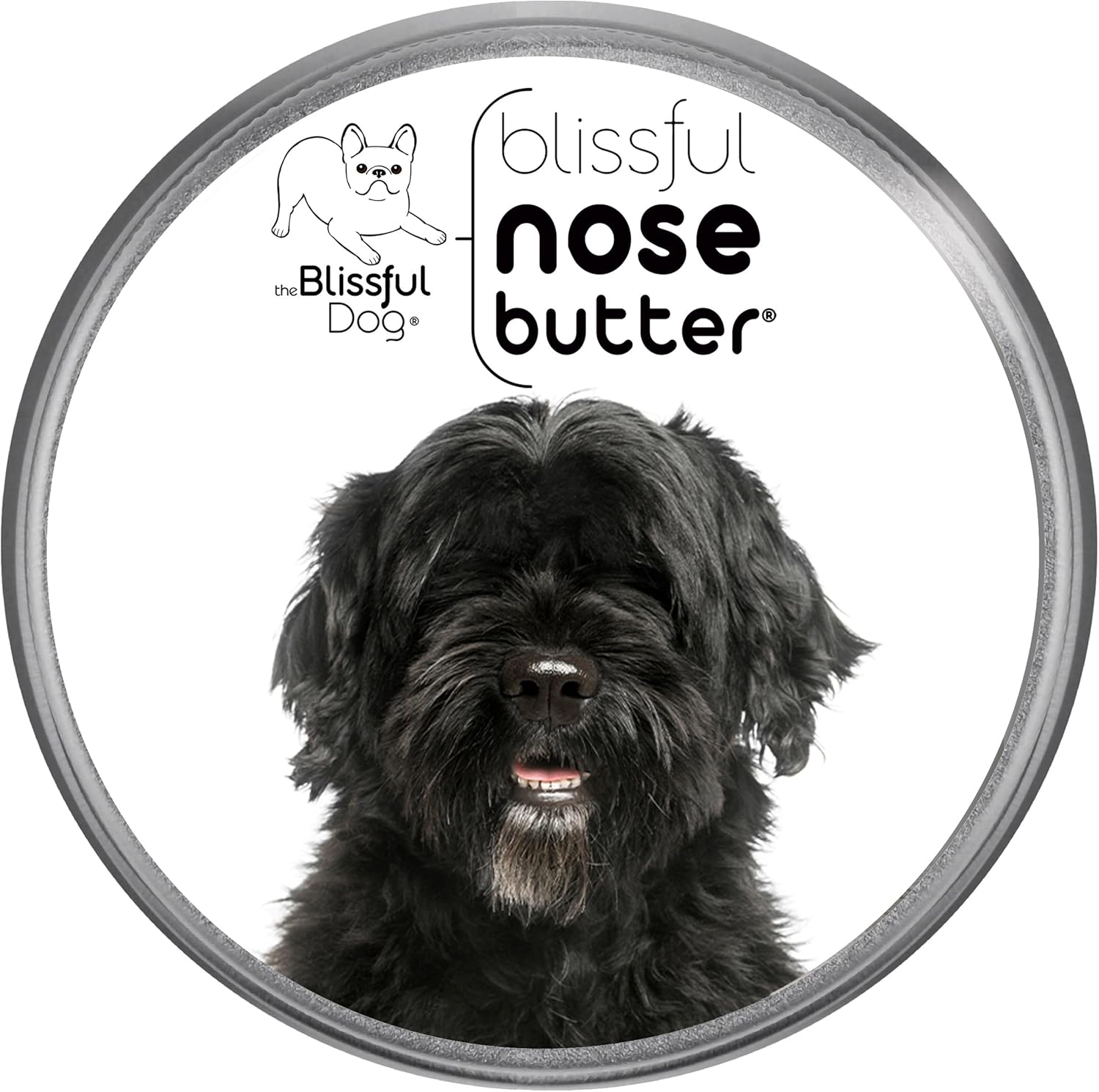 The Blissful Dog Portuguese Water Dog Unscented Nose Butter - Dog Nose Butter, 8 Ounce - Pet Explorer