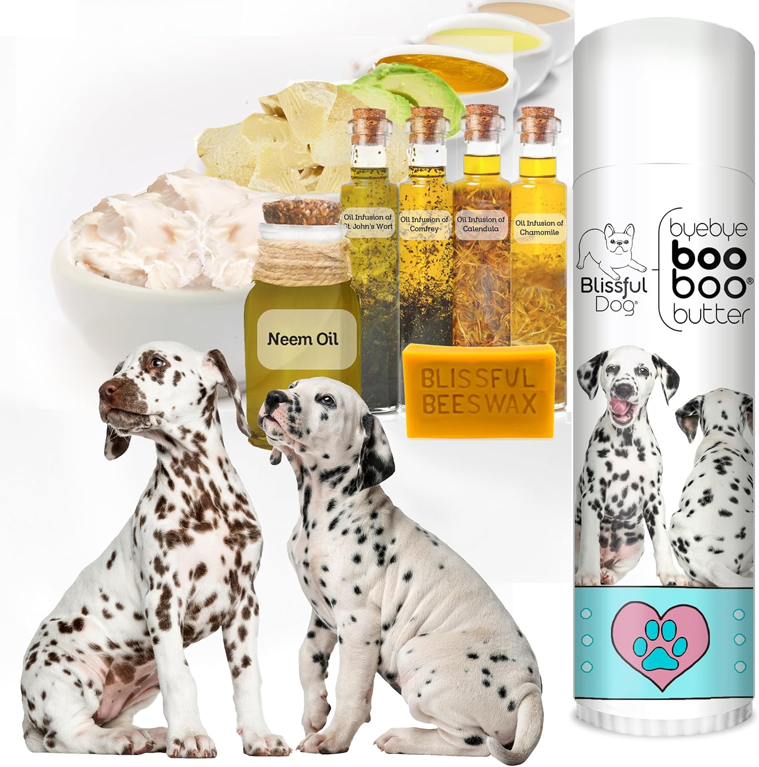 The Blissful Dog Dalmatian Boo Boo Butter, 0.50-Ounce - Pet Explorer