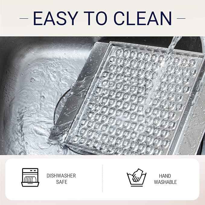 PEGGY11 Durable Stainless Steel Lick Pad for Cats & Dogs | Strong Suction Cups | Anxiety Relief & Slow Feeder | Dishwasher Safe - Single