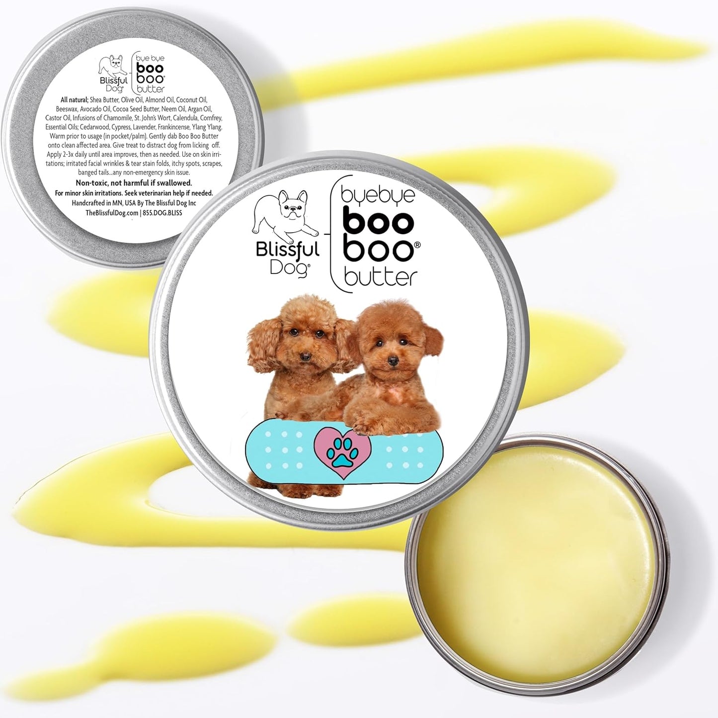 The Blissful Dog Poodle Boo Boo Butter, 16 oz. - Pet Explorer