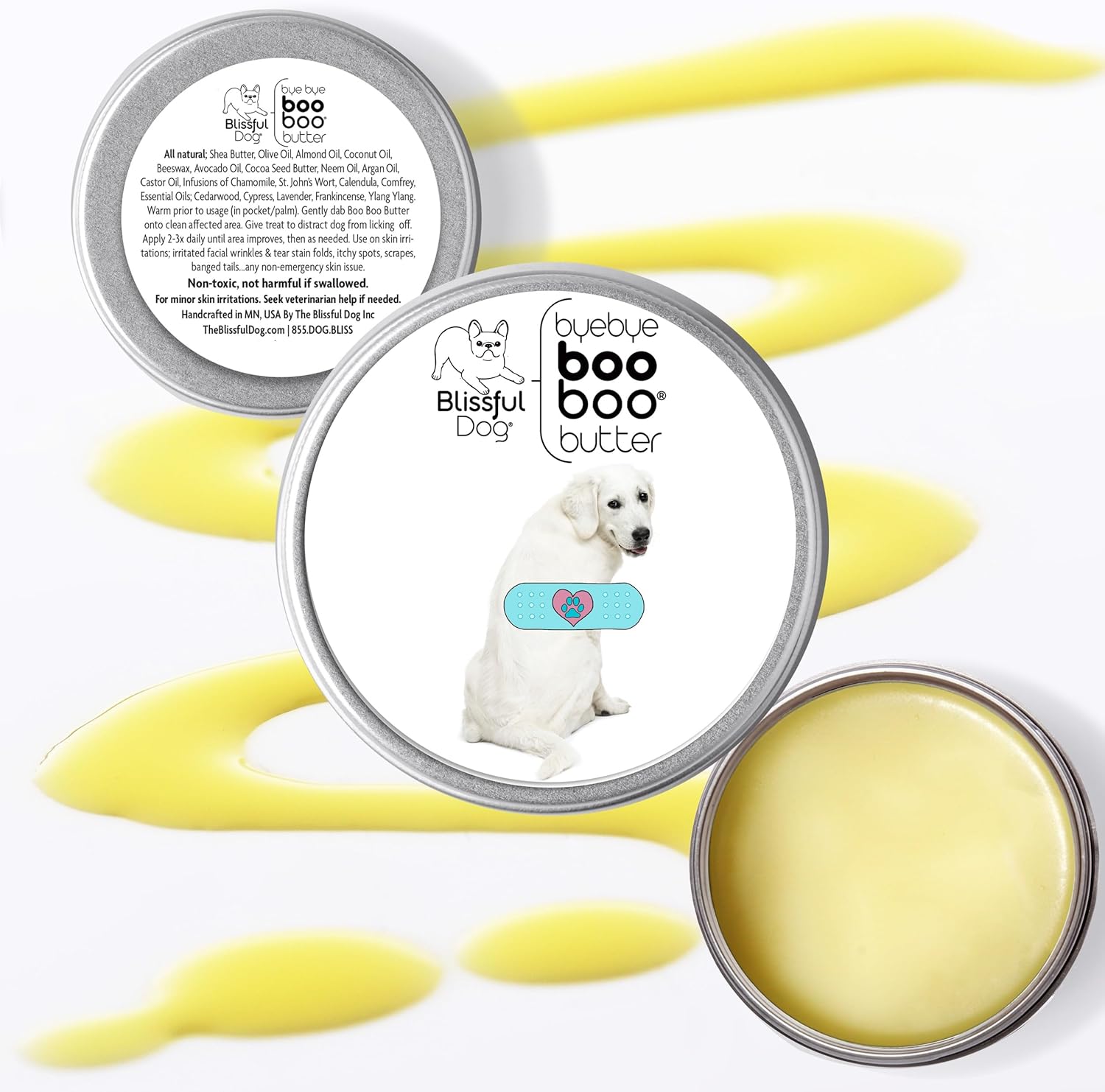 The Blissful Dog Kuvasz Boo Boo Butter, 2 Ounce - Pet Explorer