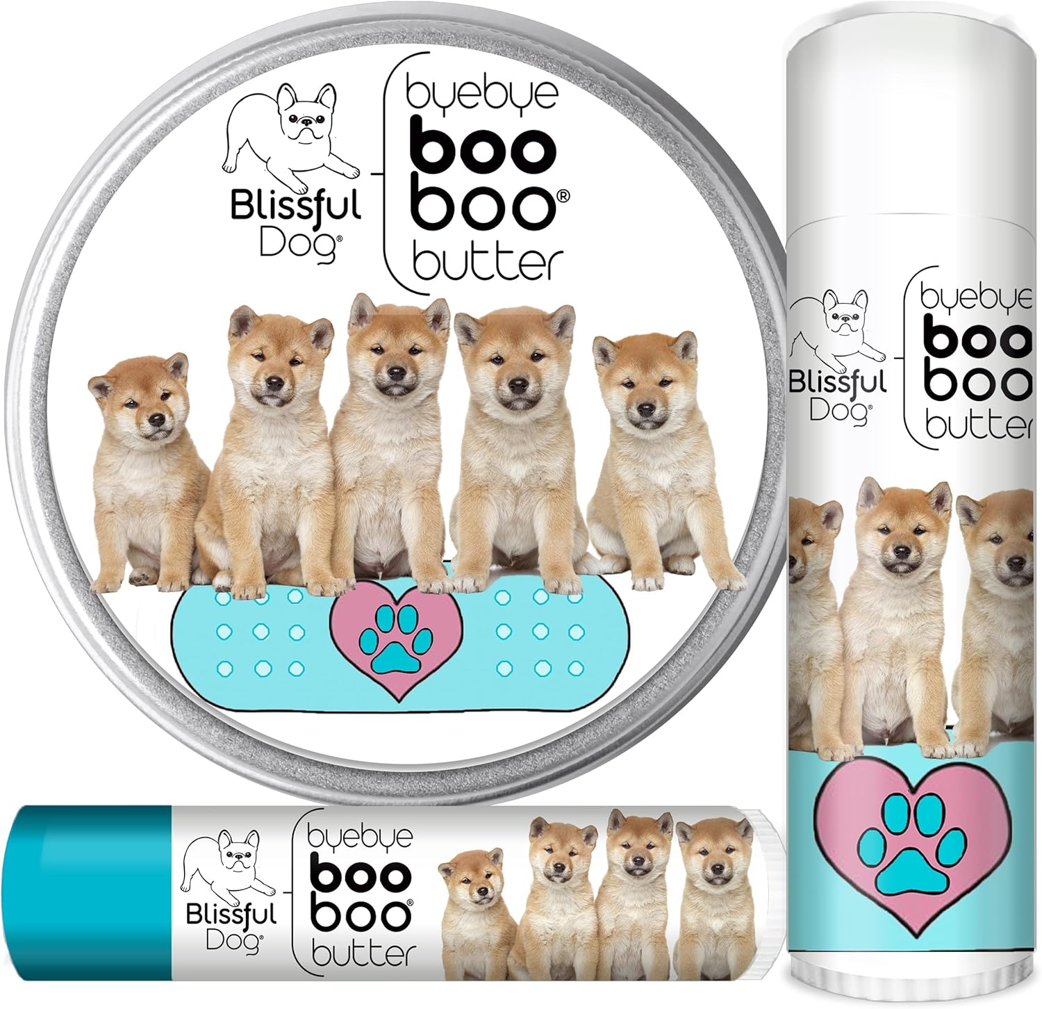 The Blissful Dog 1 oz TIN Shiba Inu Booboo Butter - Pet Explorer