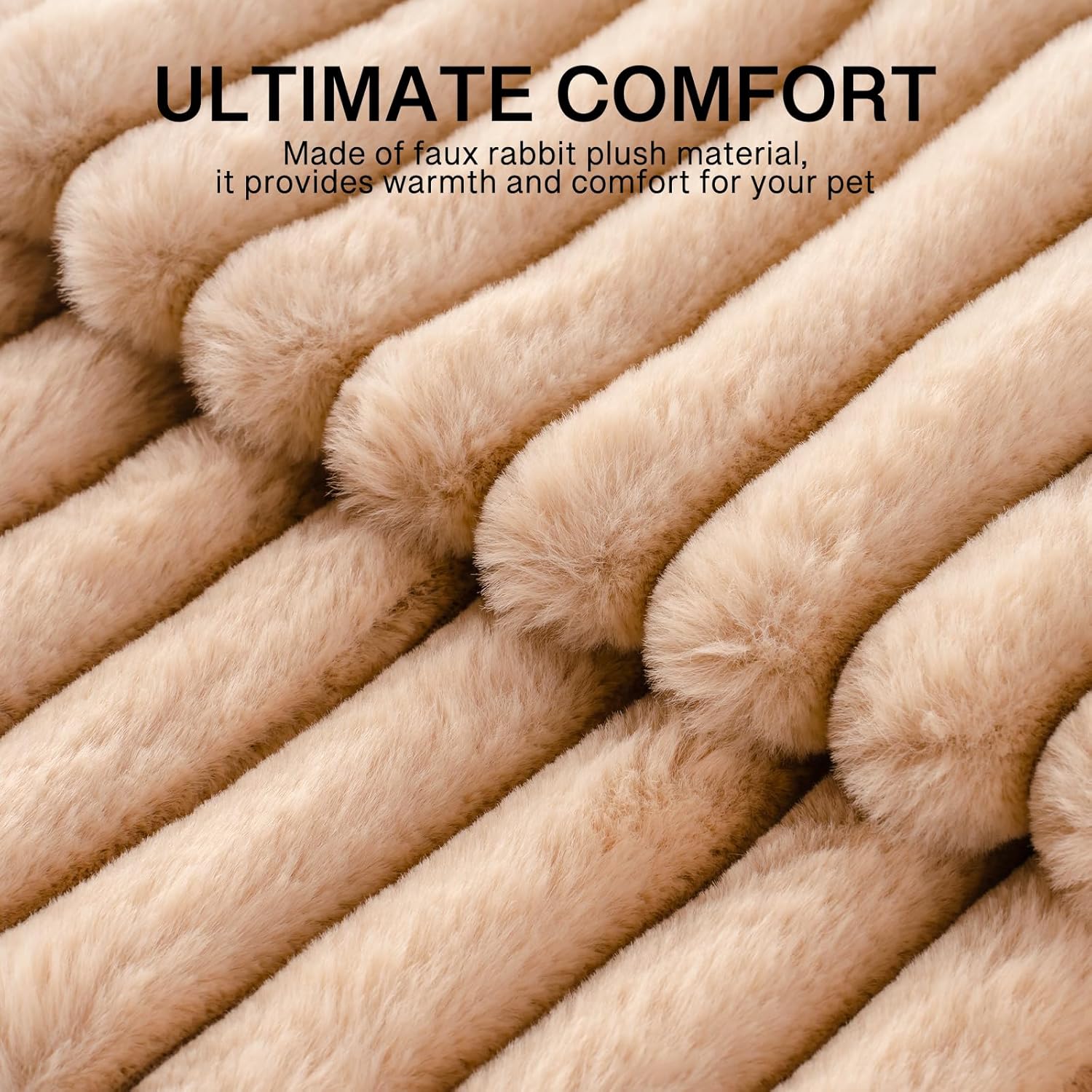 MEWOOFUN Cat Beds for Indoor Cats Washable, Dog Beds for Small Dogs Round Pet Bed for Puppy and Kitten (Camel, 20"x20"x8") - Pet Explorer