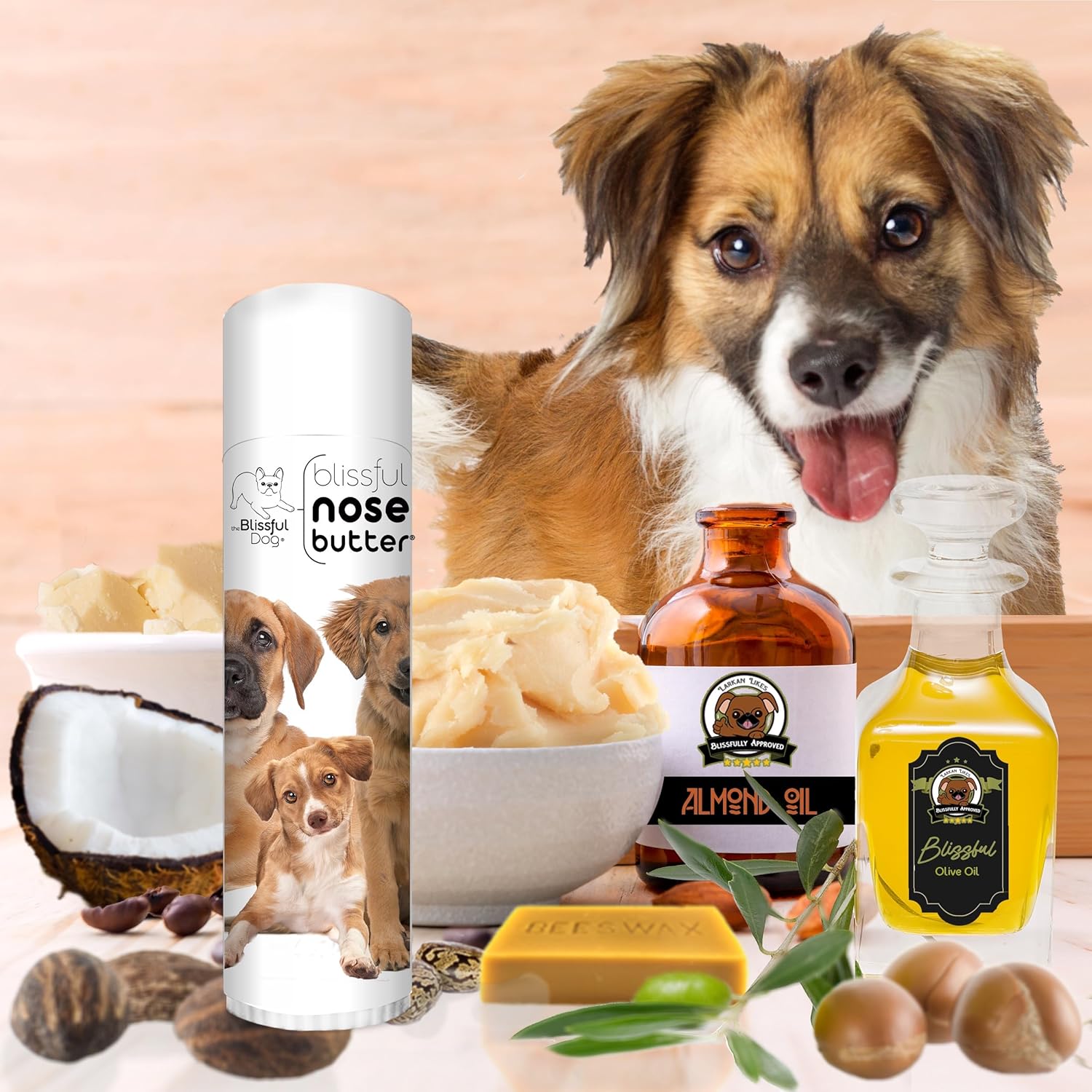 3 Cute Puppies Unscented Nose Butter - Dog Nose Butter, 0.50 Ounce - Pet Explorer