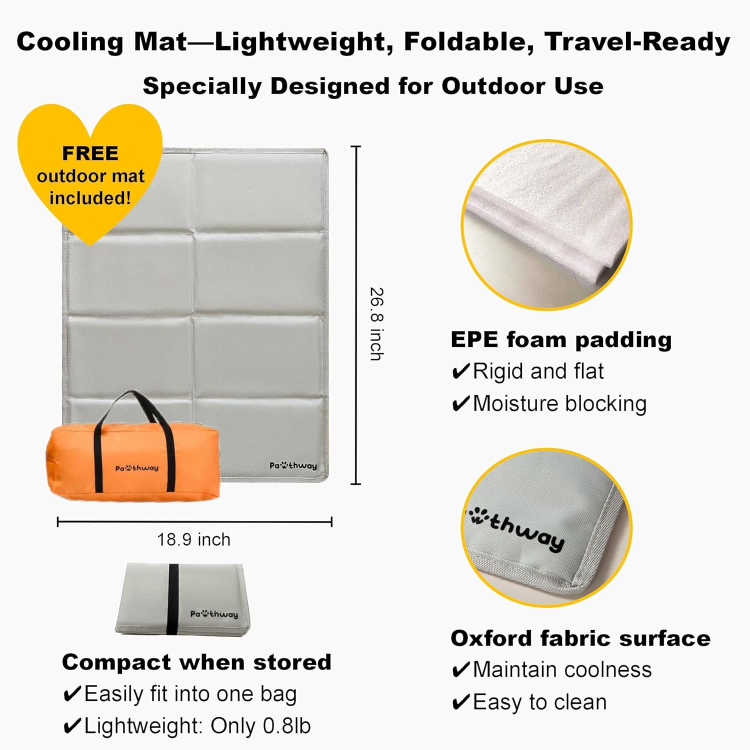 Dog Tent and Portable Playpen Outdoor Waterproof, with Aluminum Poles and Camping Mat, Pet Tent with Zippered Mesh Door, Dog House Outdoor, for Camping, Travel, Backyard, Patio (Yellow, Small) - Pet Explorer