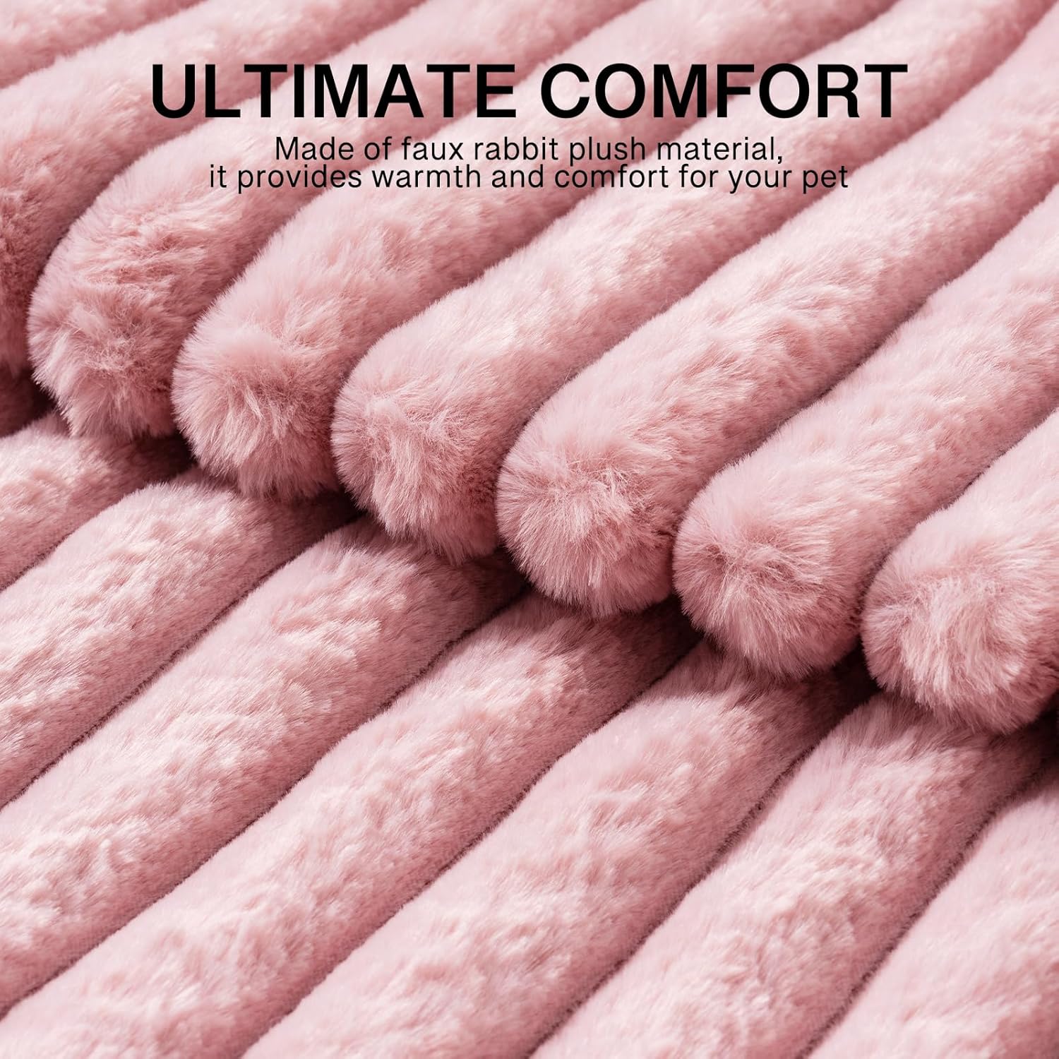 MEWOOFUN Dog Bed for Medium Dogs, Washable Large Cat Beds for Indoor Cats, Donut Pet Bed for Dogs and Cats with Anti-Slip Bottom (Pink, 27"x27"x10") - Pet Explorer