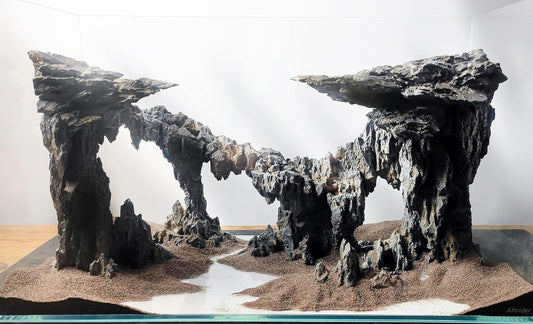 Fish Tank Decor Rocks.Aquarium Decoration Model.Easy and Quick Solution for Aquascaping.(Twilight) - Pet Explorer