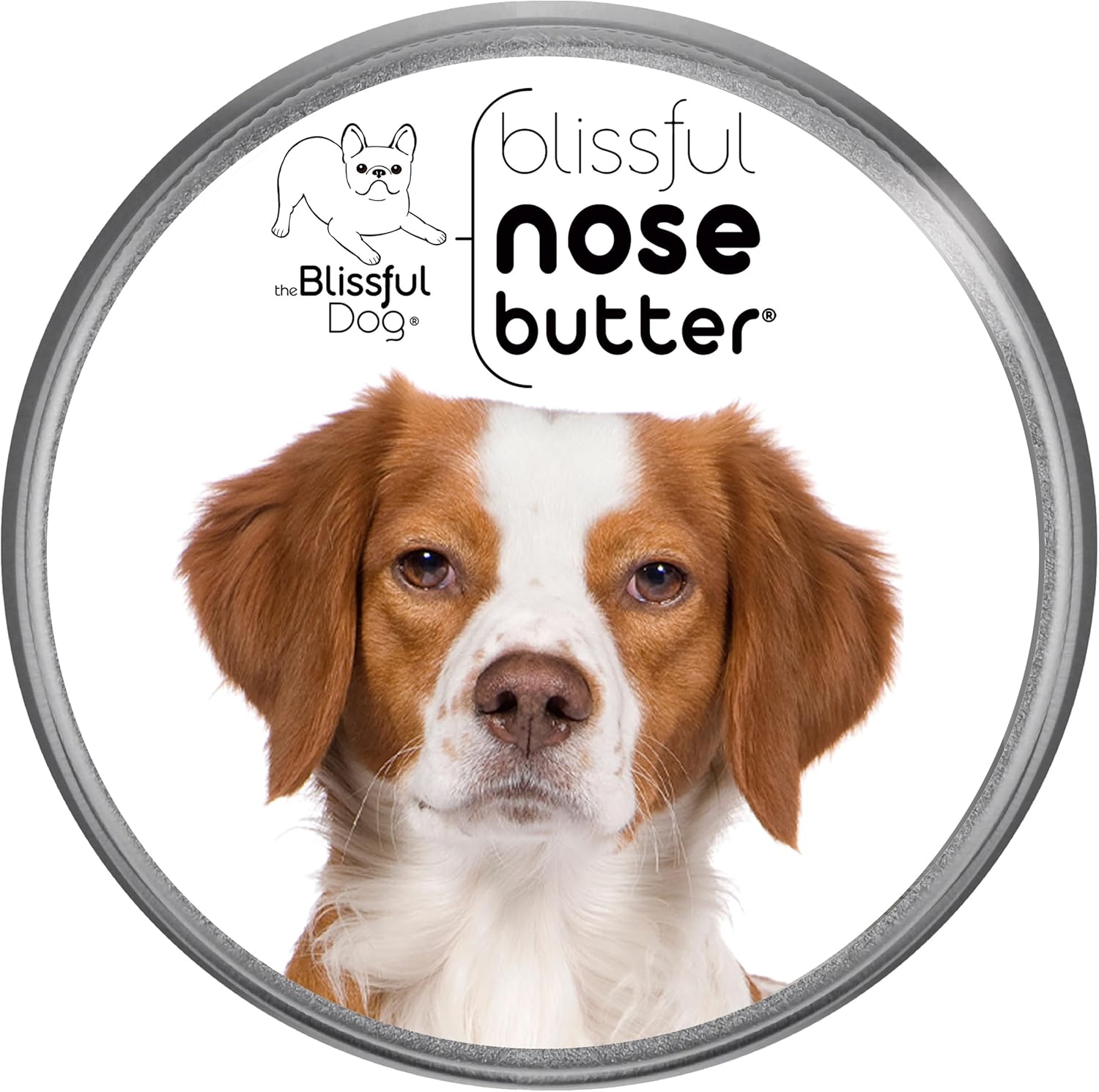 The Blissful Dog Brittany Spaniel Nose Butter for Dry, Cracked Skin, Lick-Safe Dog Nose Balm with Moisturizing Shea Butter, Almond, Olive, and Essential Oils, Pet Supplies, Uncented, 2 oz. - Pet Explorer