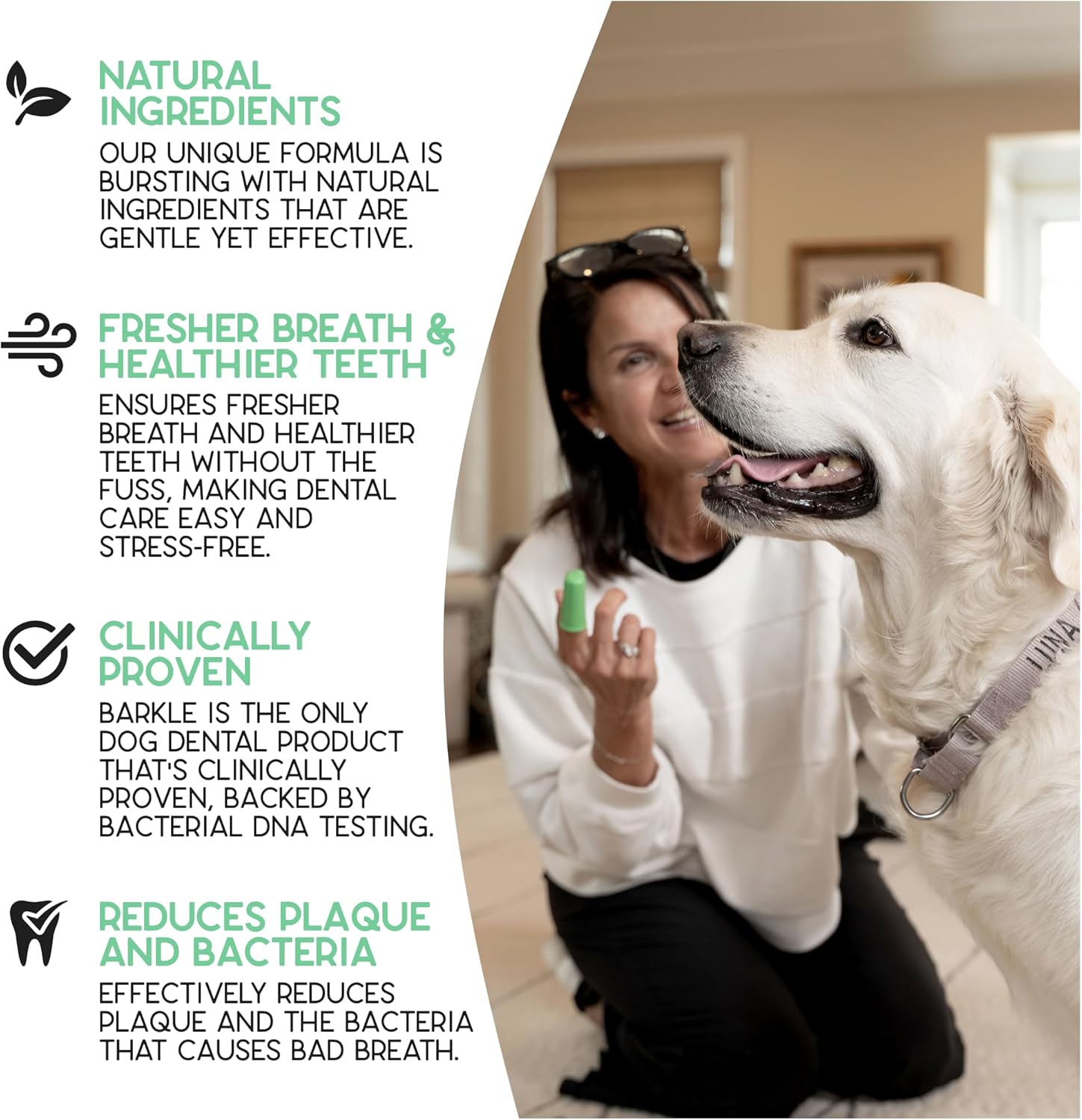 Barkle Vet Approved Dog Teeth Cleaning Toothpaste & Tooth Brushing Kit | Eliminate Plaque, Tartar & Bad Breath | Mint Dog Breath Freshener Gel | Puppy & Small Breed Safe | Free Finger Brush (60 Days) - Pet Explorer