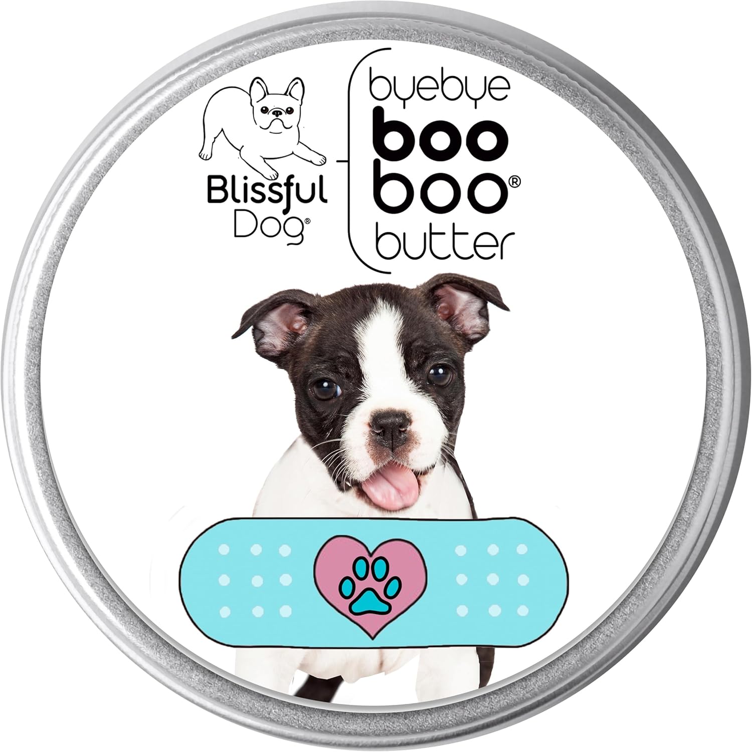 The Blissful Dog Boston Terrier Boo Boo Butter, 16oz - Pet Explorer