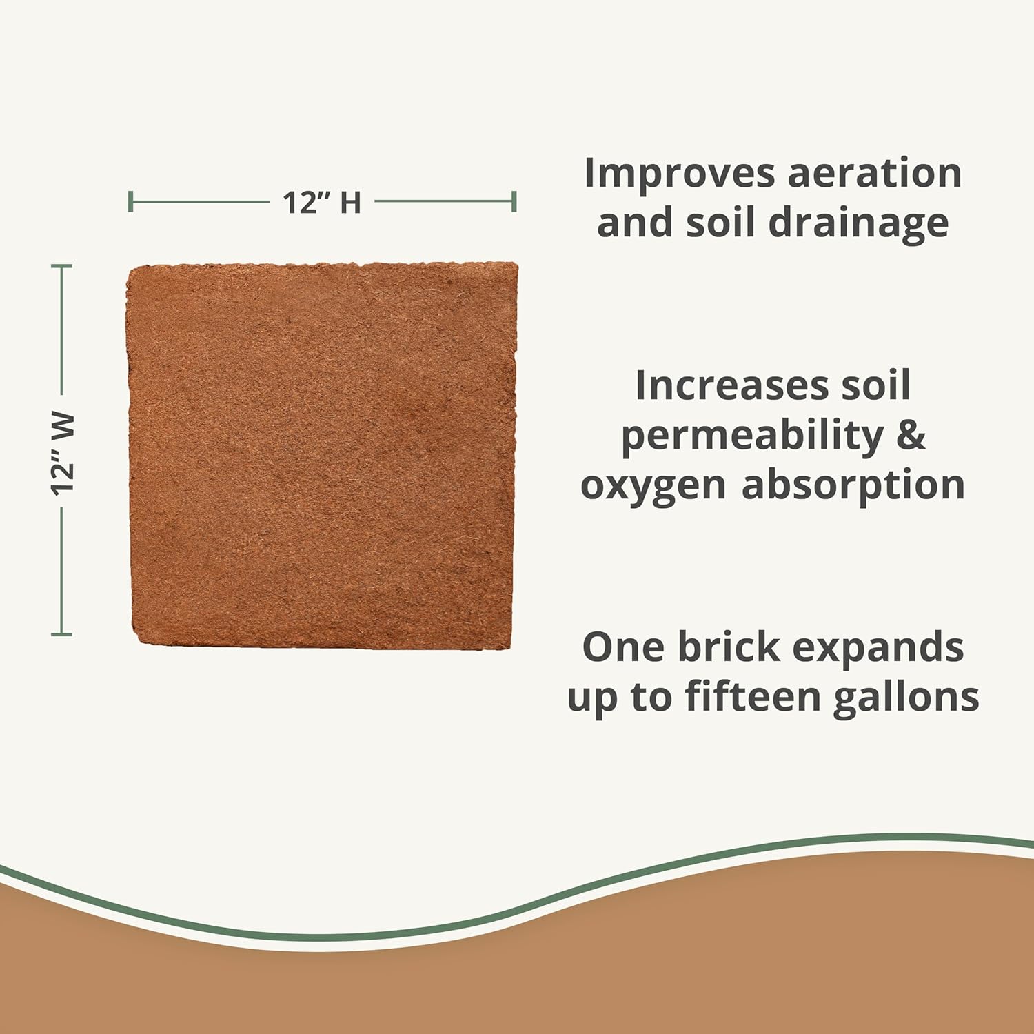 Coco Bliss (10lbs) - Organic Coco Coir for Plants - OMRI-Listed Coco Coir Brick for Garden Soil & Potting Mixes - Coconut Fiber Substrate Mixes with Potting Soil for Indoor Plants & Outdoor Plants - Pet Explorer