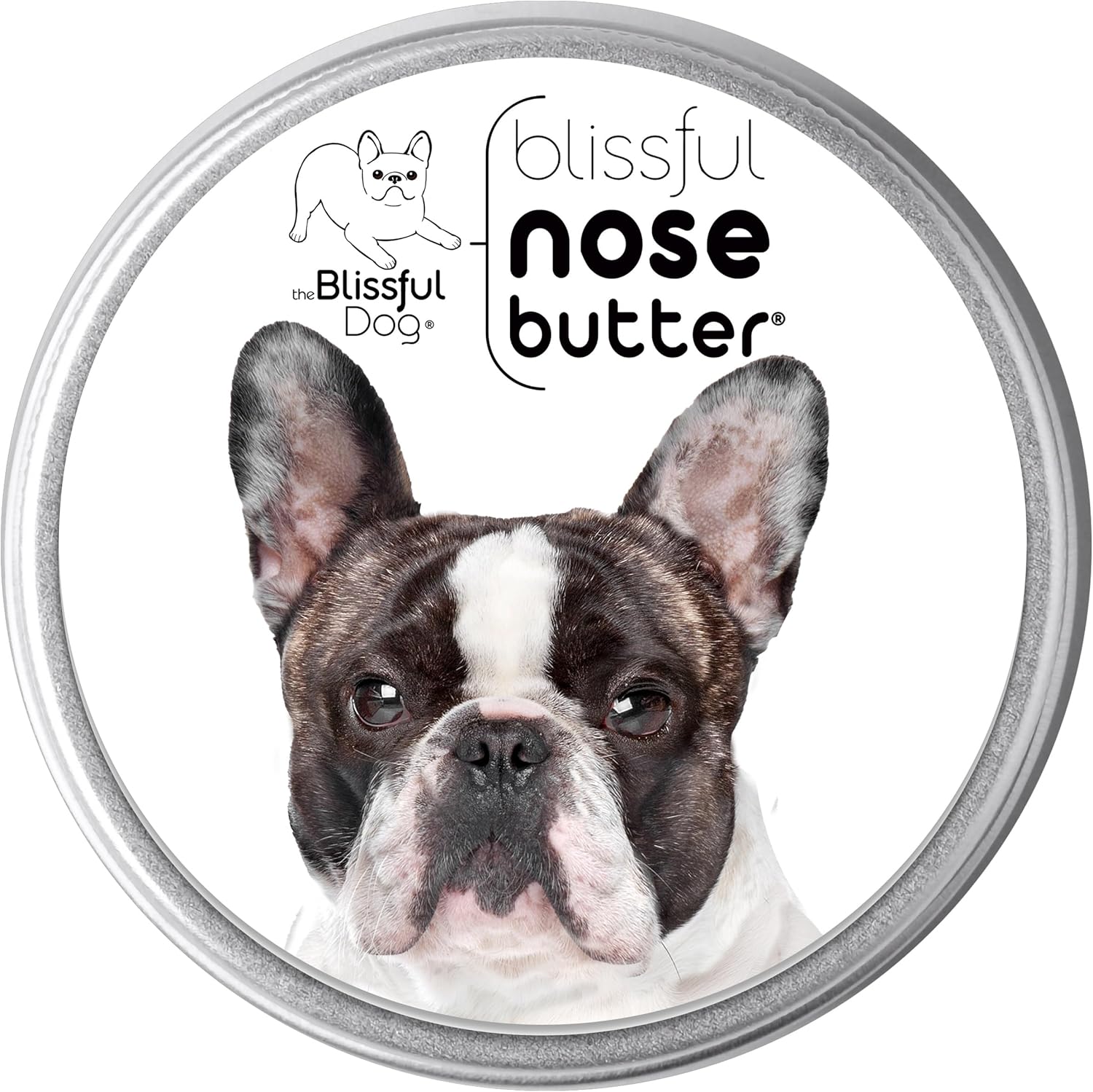 The Blissful Dog French Bulldog Pied Nose Butter for Dry, Cracked Skin, Lick-Safe Dog Nose Balm with Moisturizing Shea Butter, Almond, Olive, and Essential Oils, Pet Supplies, Uncented, 2 oz. - Pet Explorer