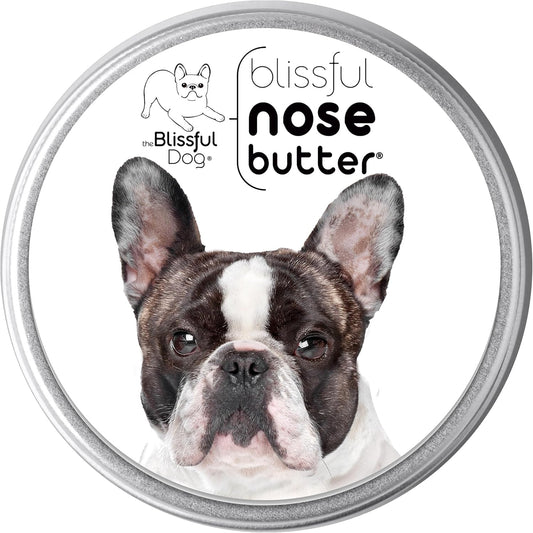 The Blissful Dog French Bulldog Pied Nose Butter for Dry, Cracked Skin, Lick-Safe Dog Nose Balm with Moisturizing Shea Butter, Almond, Olive, and Essential Oils, Pet Supplies, Uncented, 2 oz. - Pet Explorer