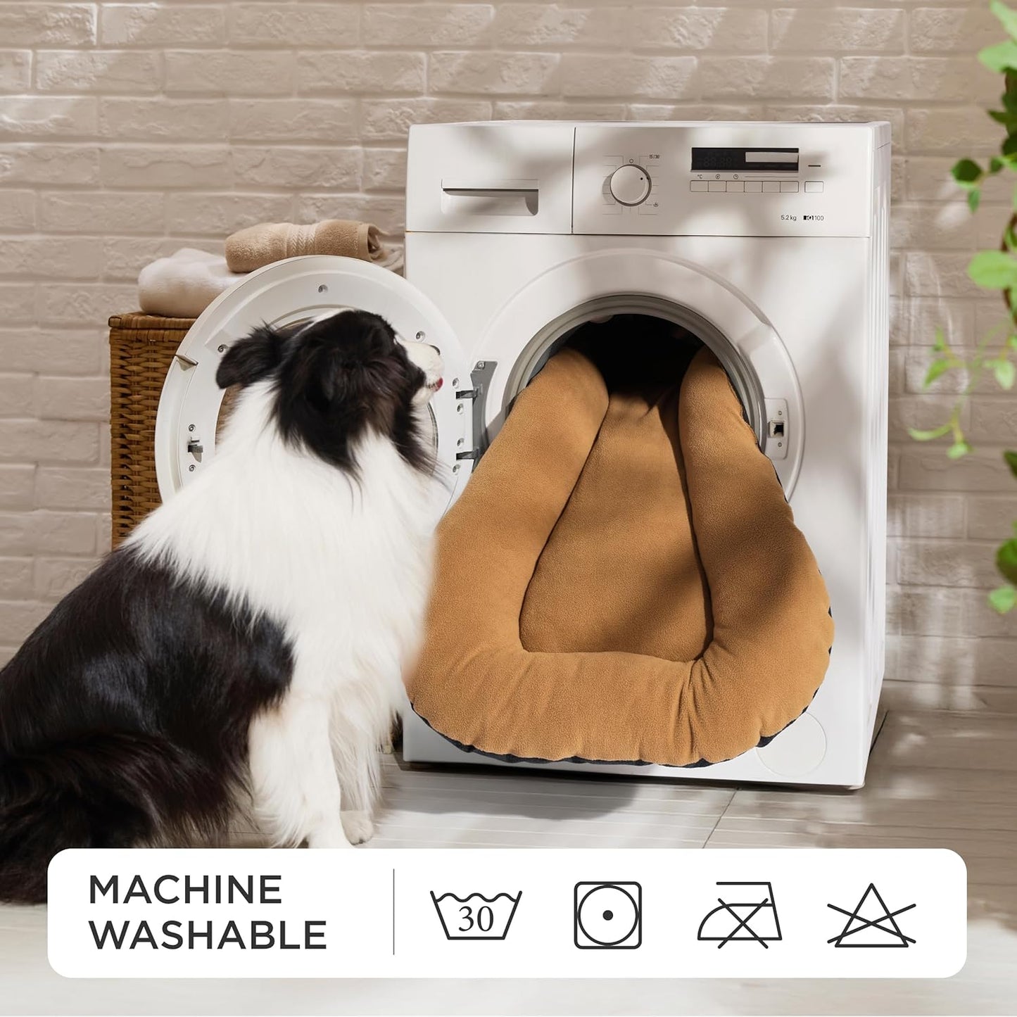 Bedsure Washable Dog Crate Pad for Extra Large Dogs, Anti-Slip Puppy Kennel Dog Bed for Crate - Ultra Soft Fleece Flat Thin Pet Mat (Not Chew Proof), Brown XL 41"x27" - Pet Explorer