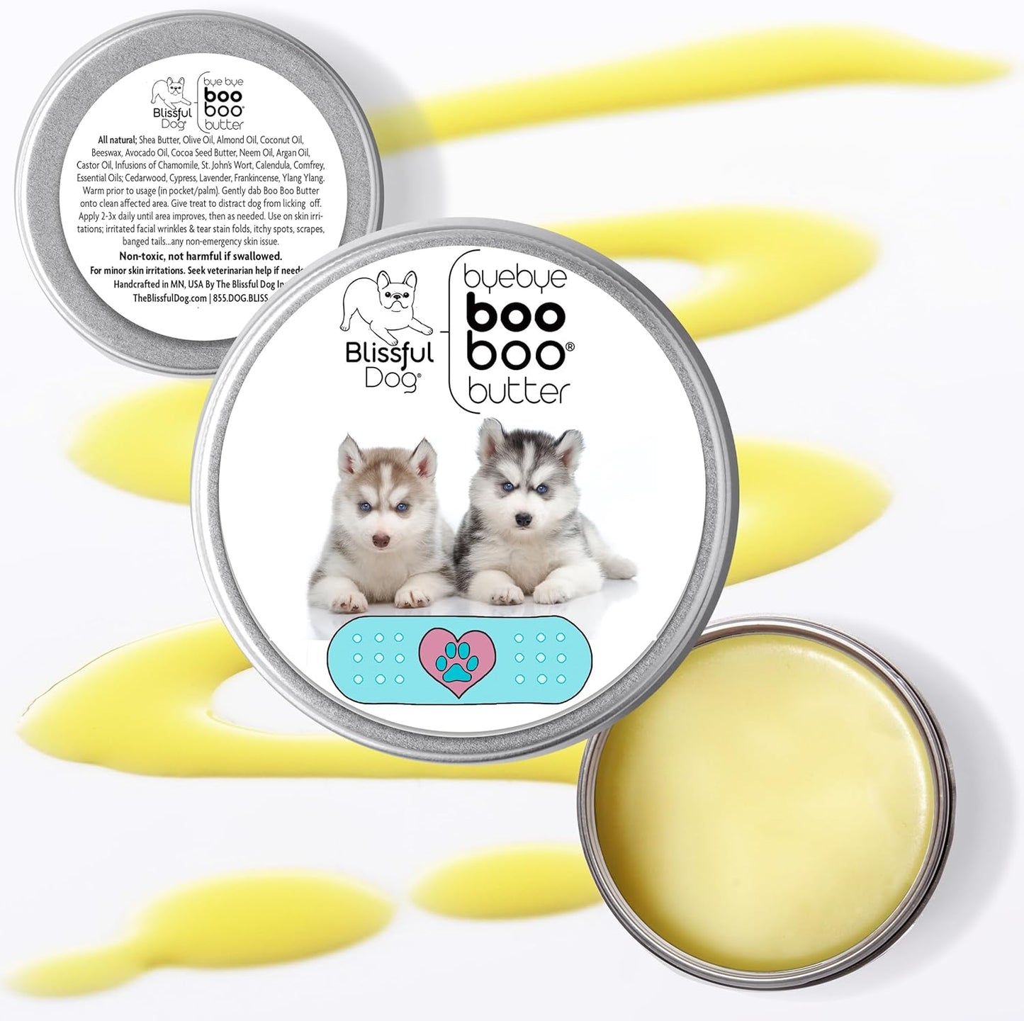The Blissful Dog 4 oz TIN Husky Booboo Butter - Pet Explorer