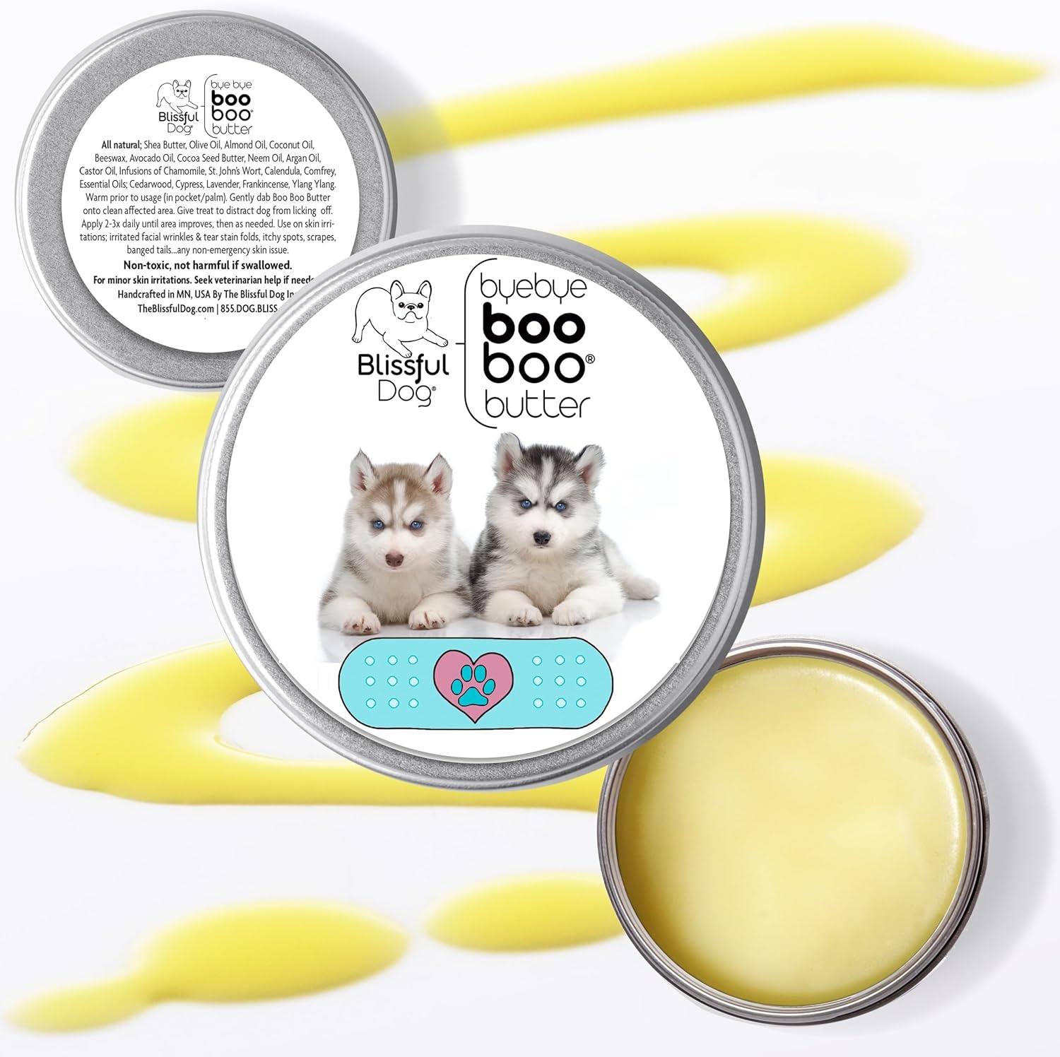 The Blissful Dog 4 oz TIN Husky Booboo Butter - Pet Explorer