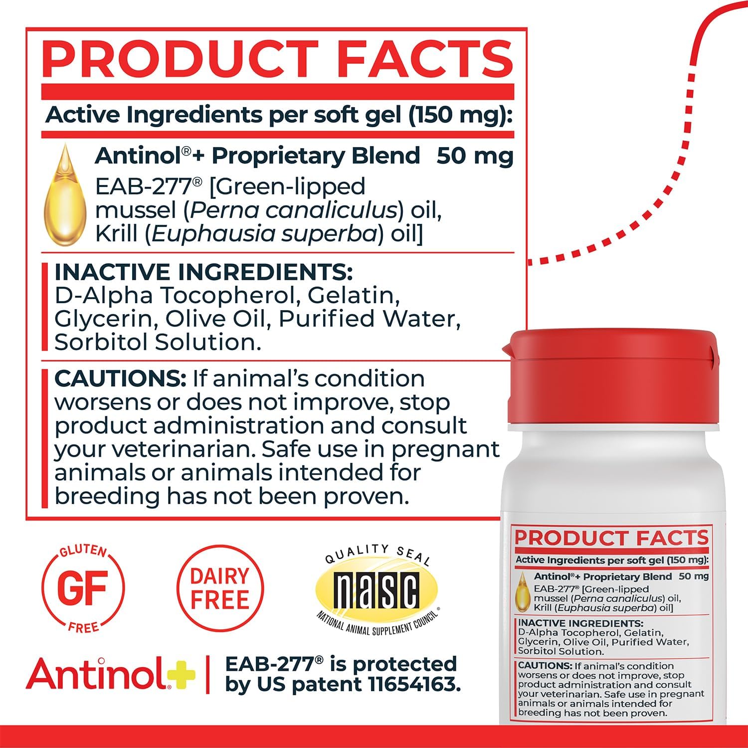 Plus, Mobility, Hip, and Joint Supplement for Dogs, Green-Lipped Mussels and Krill Oil - Dog Joint Supplement, Better and Faster Than Glucosamine and Chondroitin, 90 Soft Gels - Pet Explorer