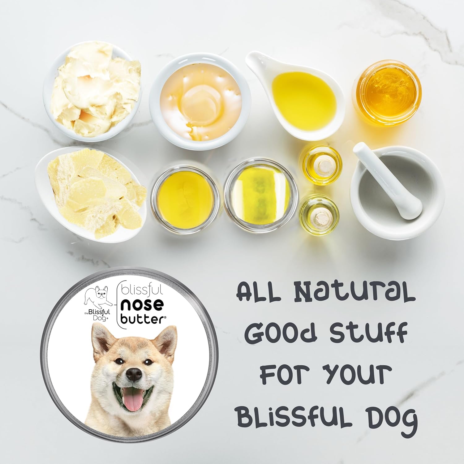 The Blissful Dog Shiba Inu Unscented Nose Butter - Dog Nose Butter, 2 Ounce - Pet Explorer