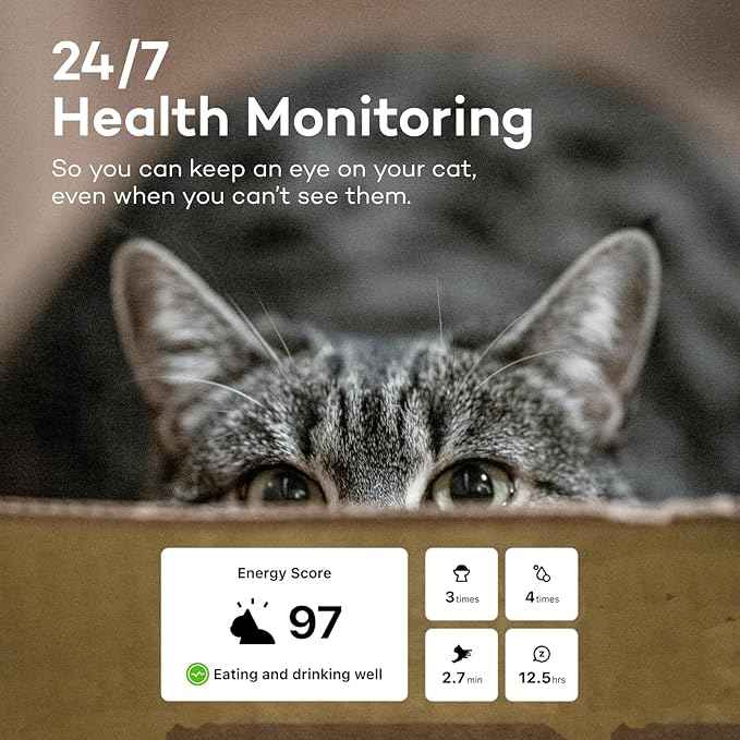Health Tracker for Cats - Smart Cat Collar with Safety Breakaway Buckle for Indoor Cats, Wellness Alerts, Real-time Monitoring (Kimono (Sakura -Night-),XXL)