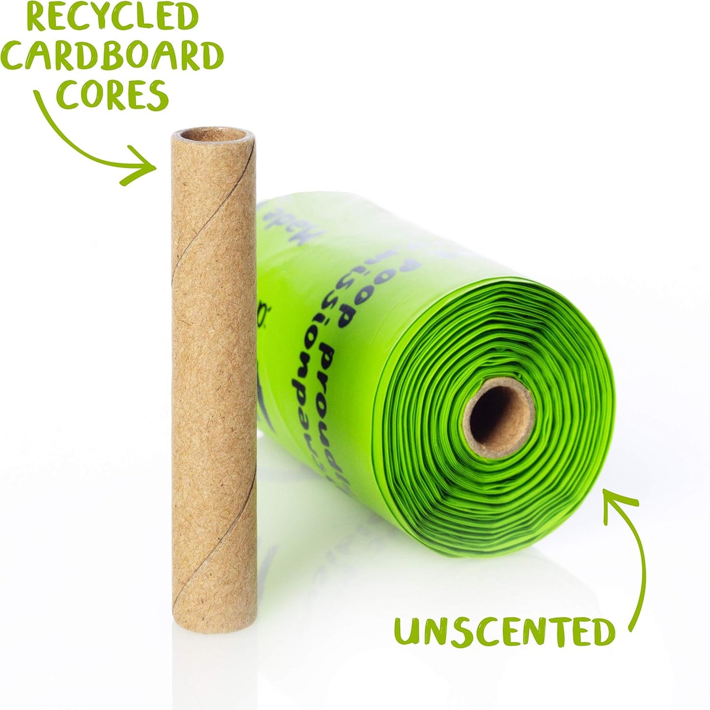 PLANET POOP Home Compostable Dog Poop Bags, Large Single Roll 300 Grab & Go, for Dogs Un-Scented Dog Waste Bags, Thick Leakproof Doggy Cat Bag, Plant-Based Pet Supplies - Pet Explorer